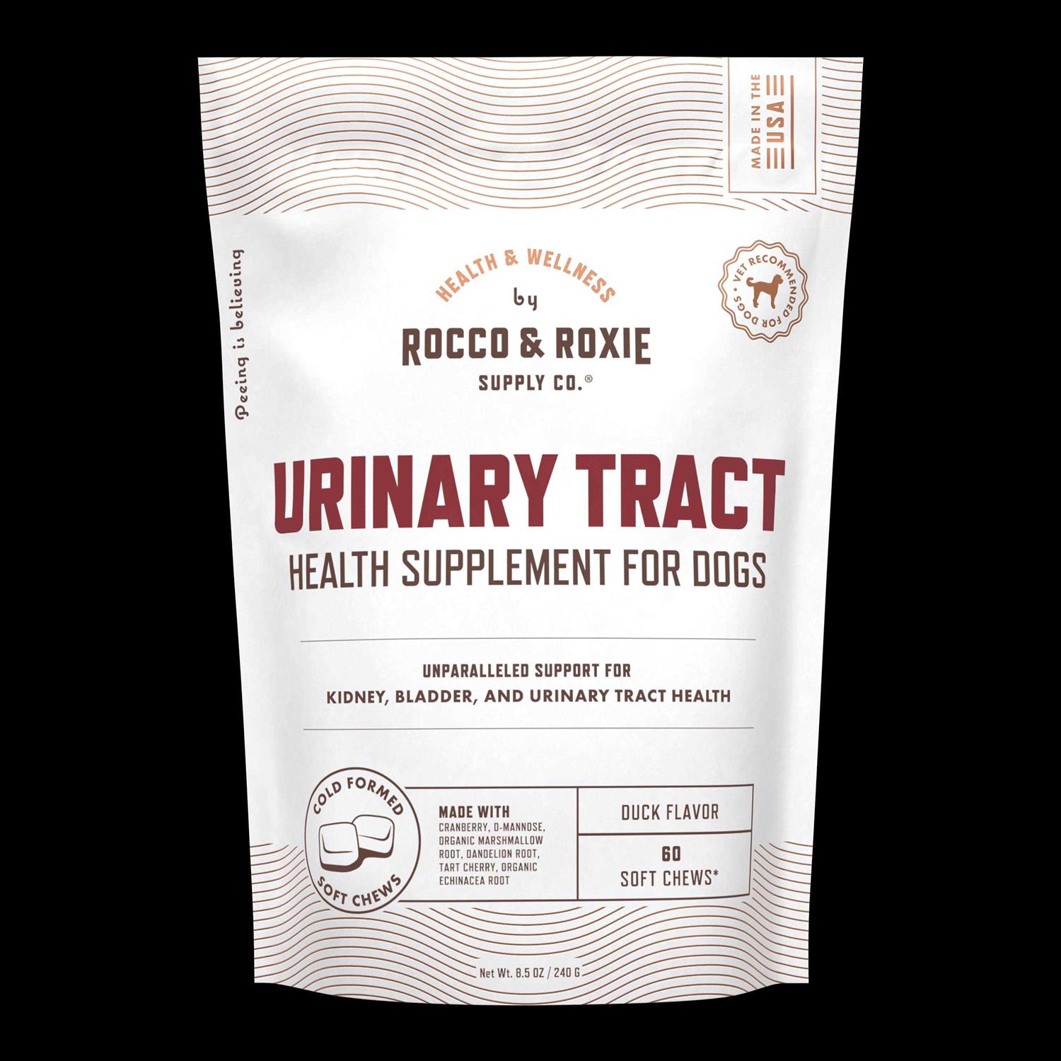 Rocco & Roxie Urinary Tract Health Supplement Soft Chews for Dogs