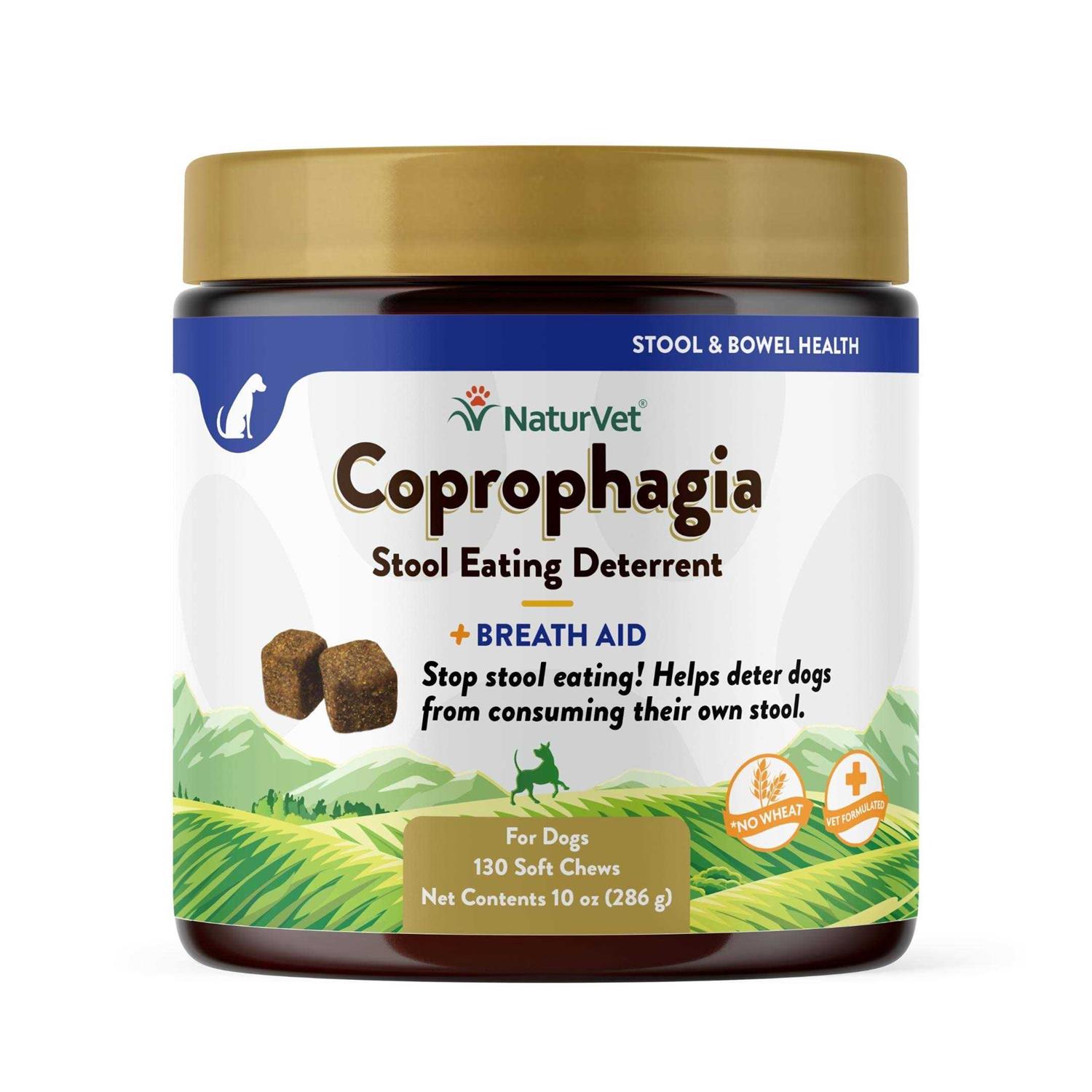 NaturVet Coprophagia Stool Eating Deterrent Plus Breath Aid