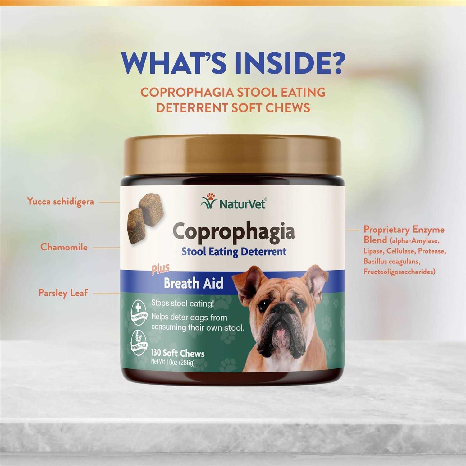 Alternative view of NaturVet Coprophagia Stool Eating Deterrent Plus Breath Aid