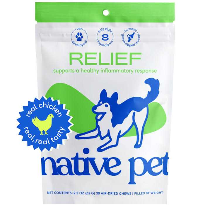 Native Pet Anti Inflammatory Supplement & Dog Joint Relief