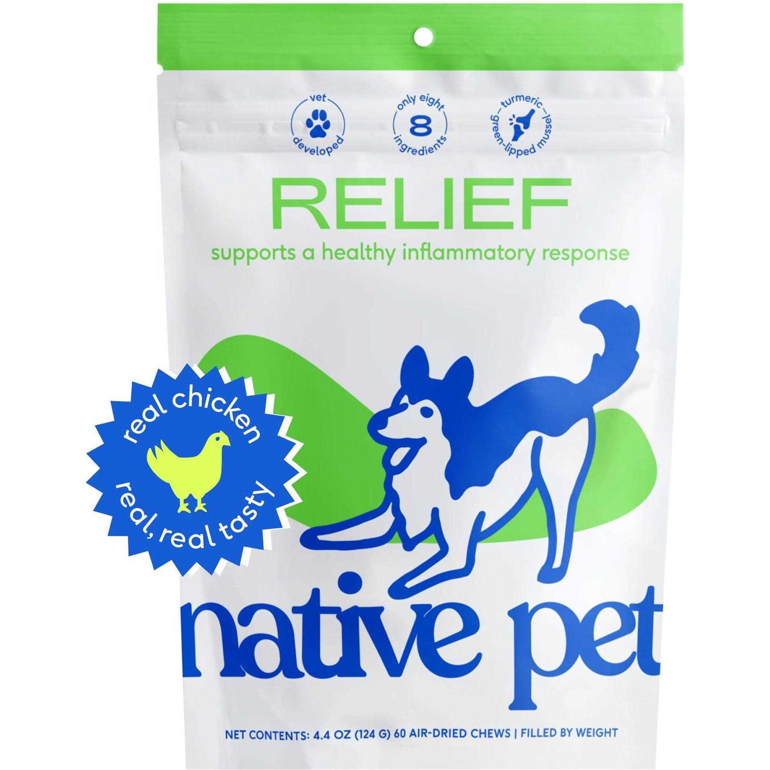 Native Pet Anti Inflammatory Supplement & Dog Joint Relief