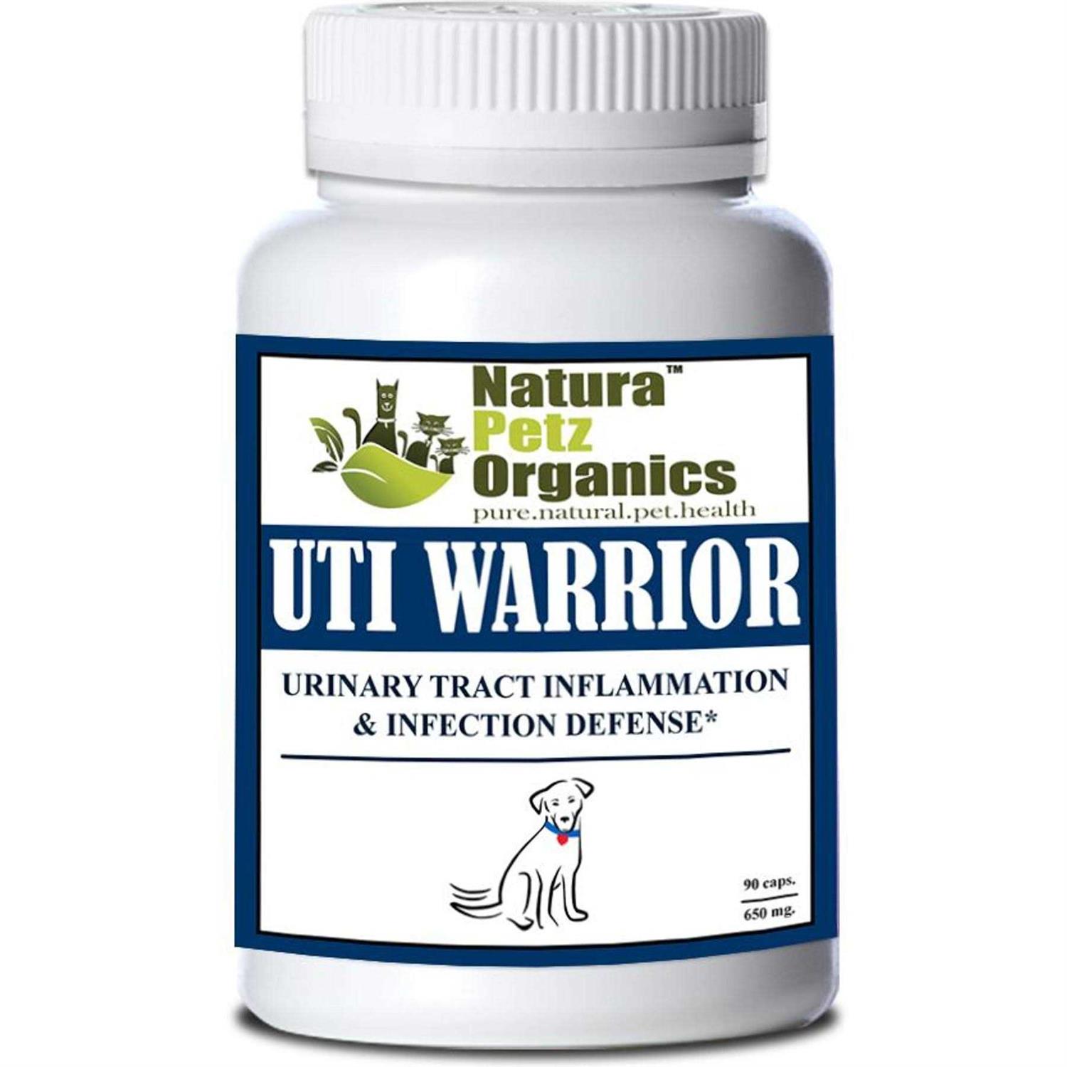 Natura Petz Organics UTI WARRIOR MAX* Urinary Tract Inflammation & Infection Support* Dogs Cats