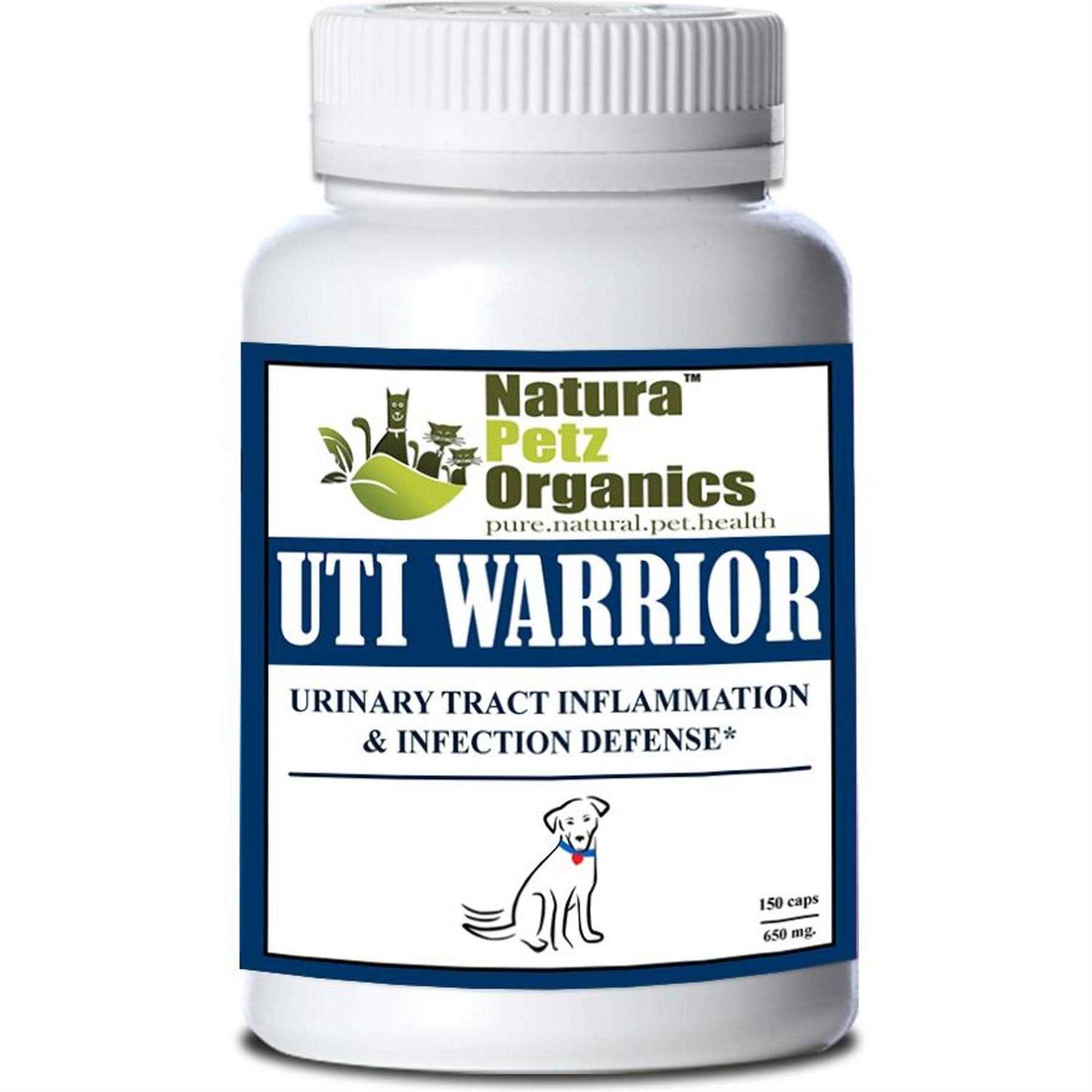 Natura Petz Organics UTI WARRIOR MAX* Urinary Tract Inflammation & Infection Support* Dogs Cats