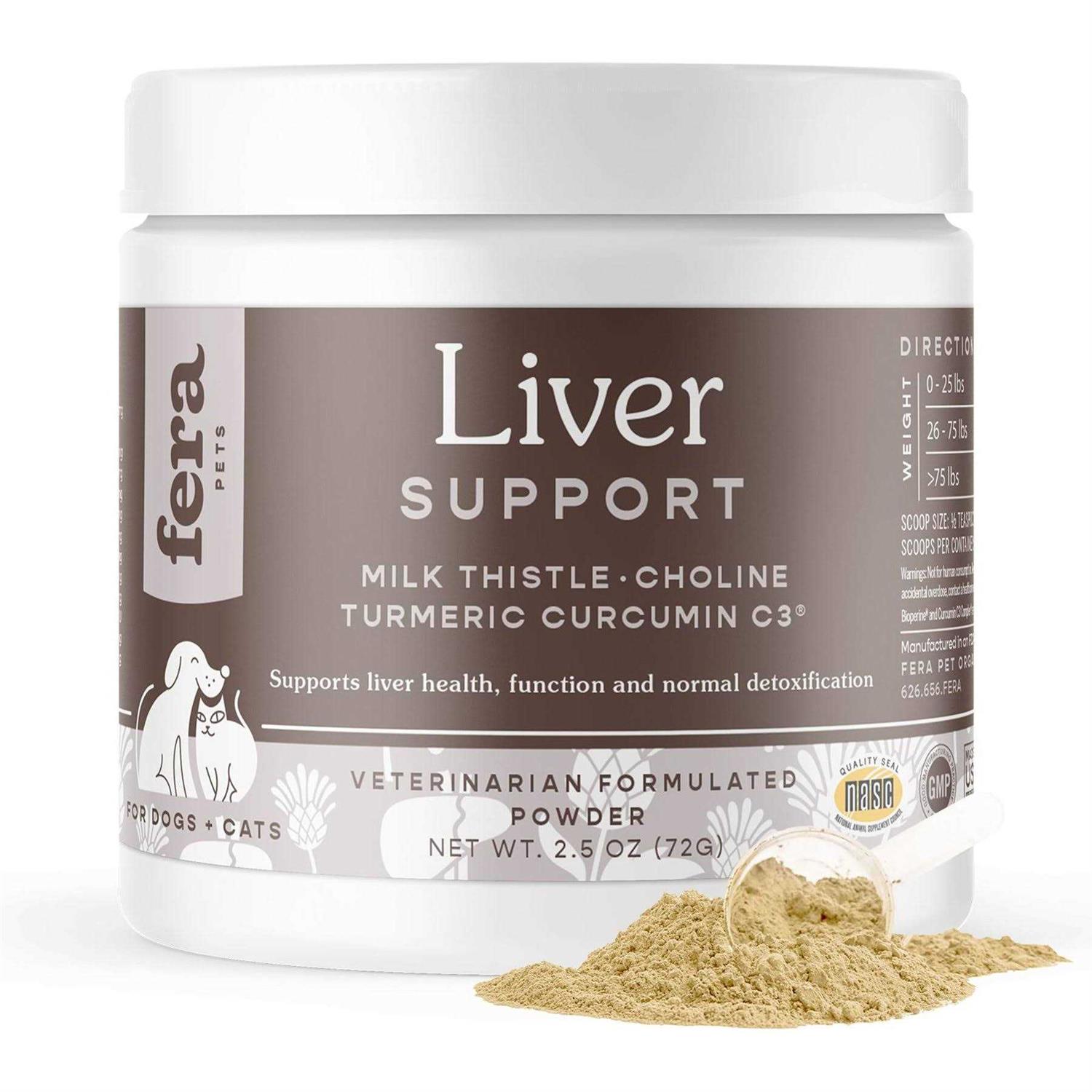 Fera Pet Organics Liver Support for Dogs & Cats
