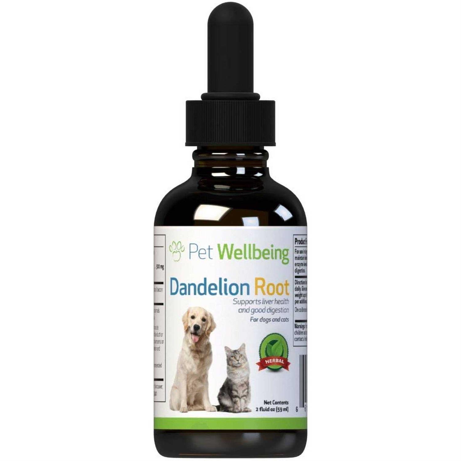 Pet Wellbeing -Dandelion Root for Cat Liver and Digestive Support