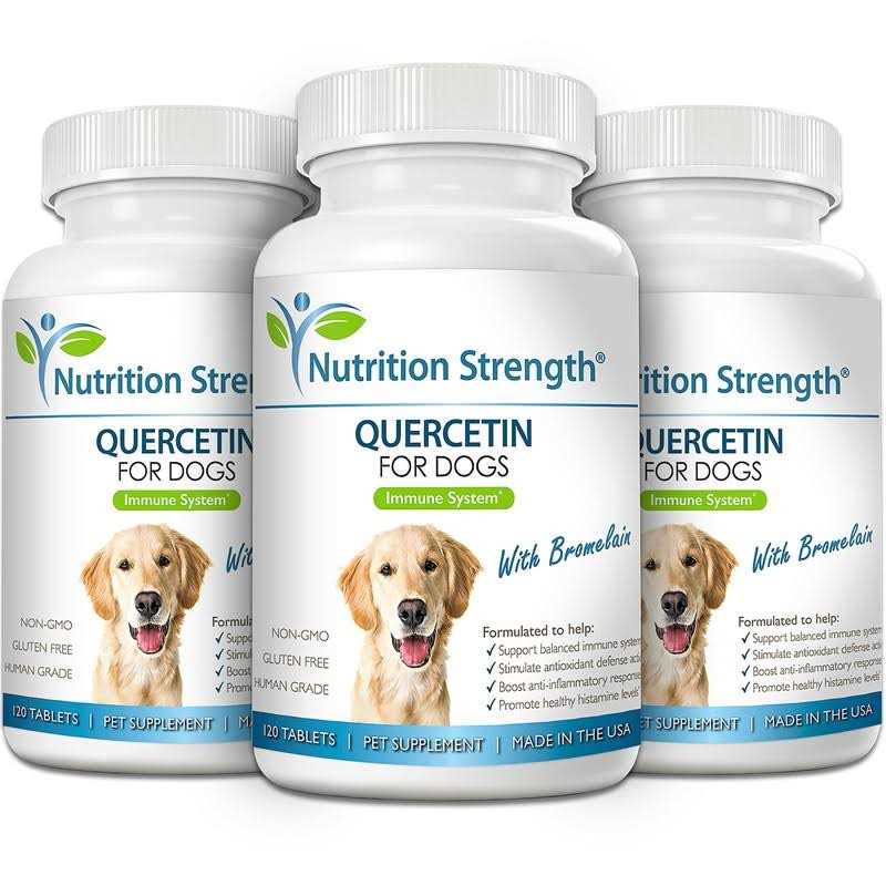 Alternative view of Nutrition Strength Quercetin for Dogs with Bromelain to Support Balanced Immune System