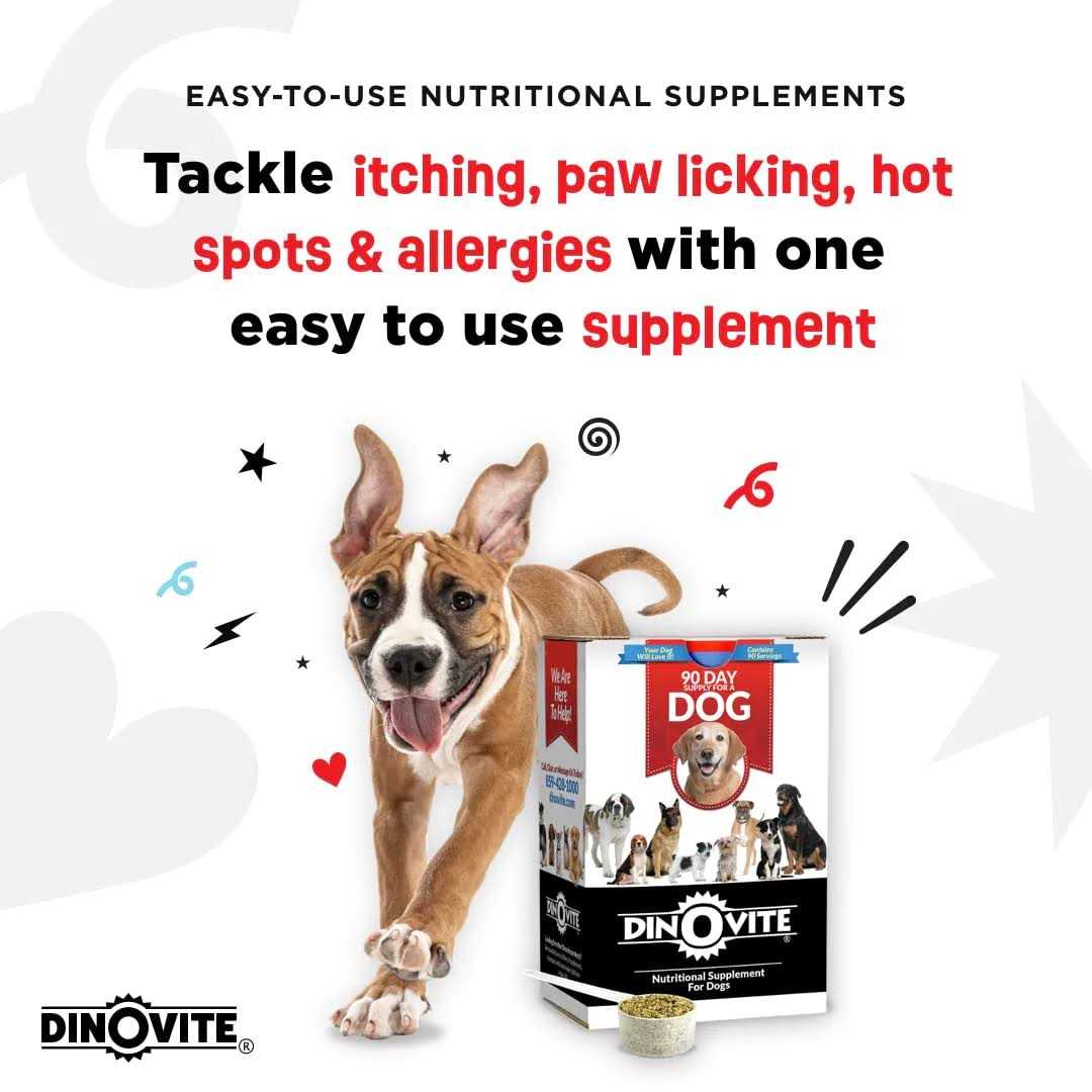 Alternative view of Dinovite Medium Dog Supplement, 3.5-lb bag