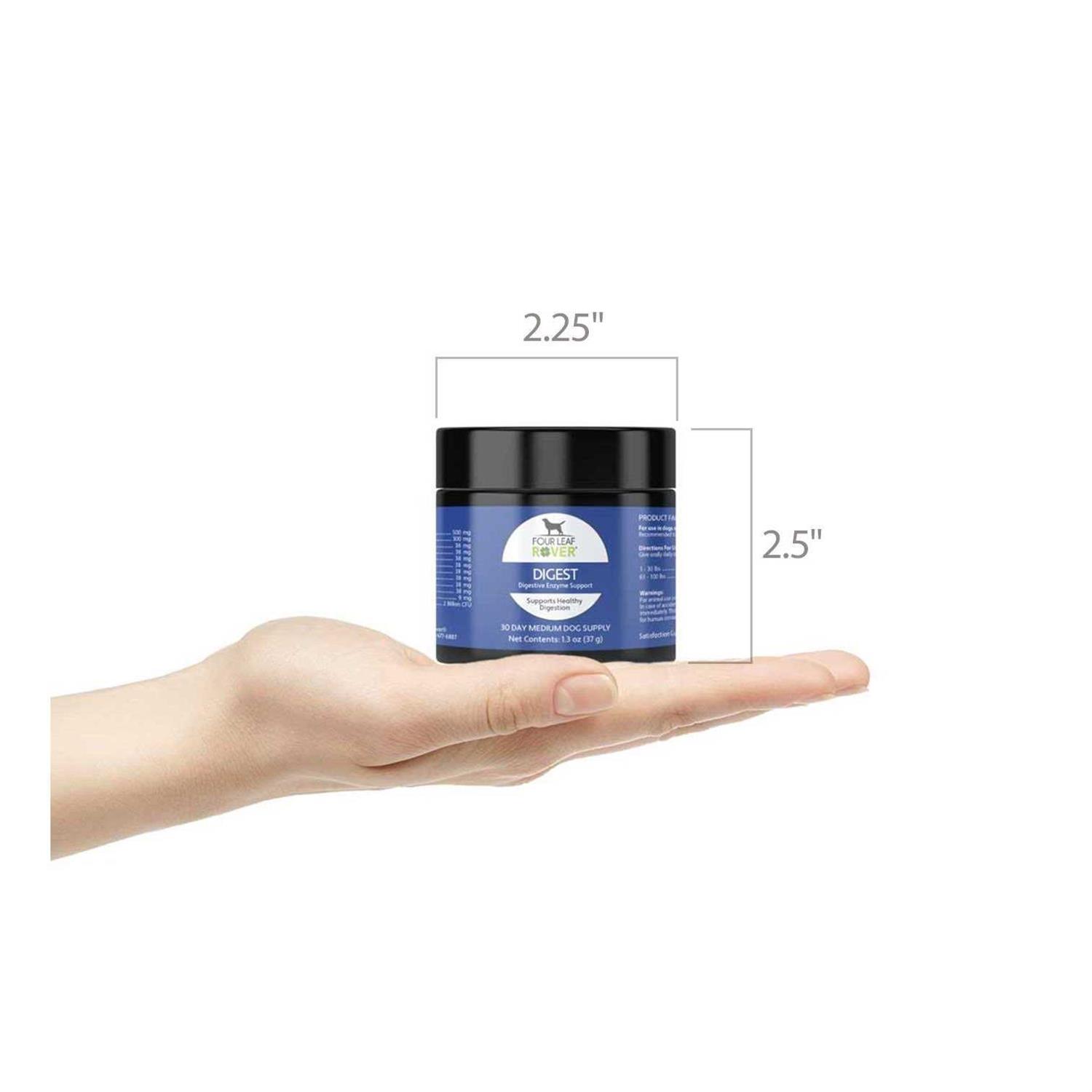 Alternative view of Four Leaf Rover Digest Digestive Enzymes and Probiotics for Dogs