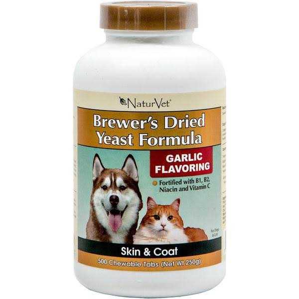 Alternative view of NaturVet Brewer's Dried Yeast Formula with Garlic