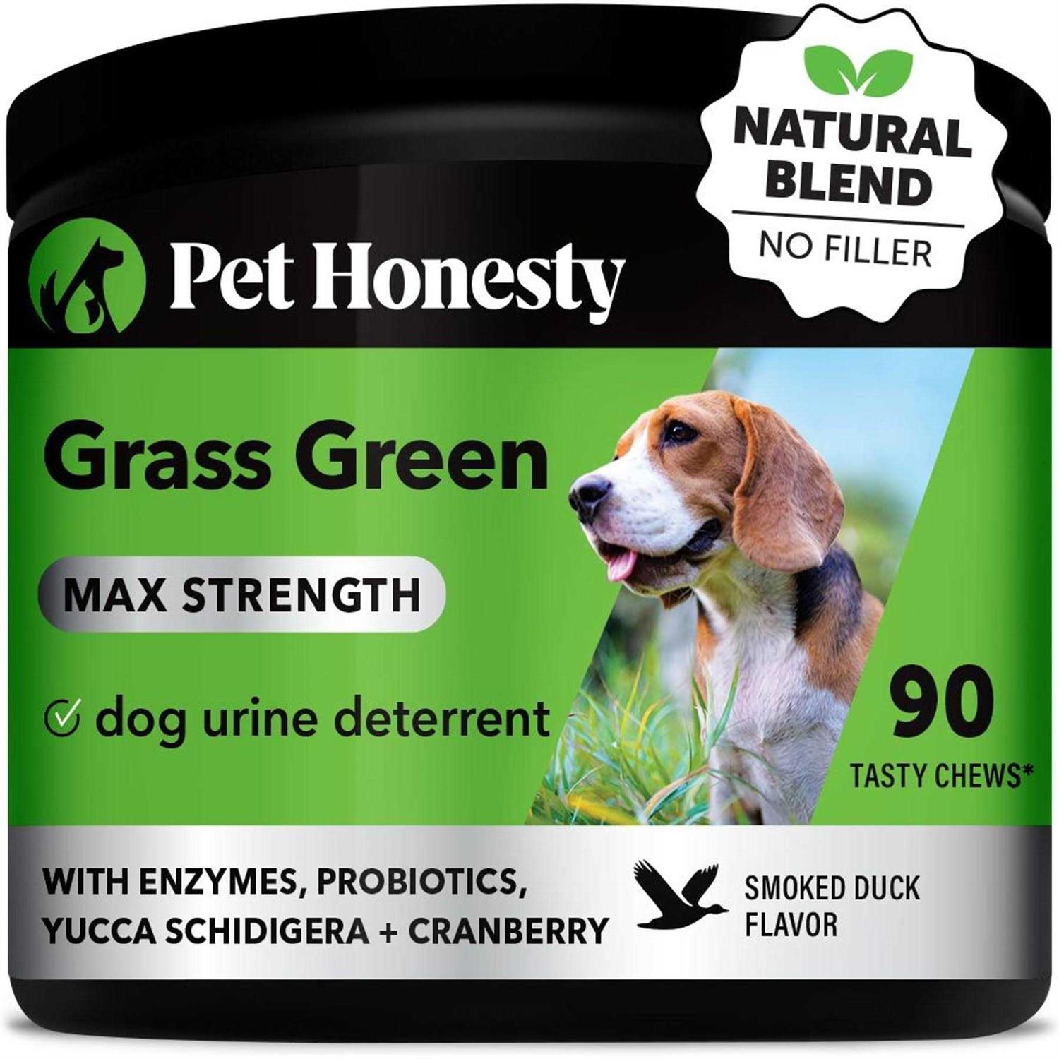 PetHonesty Grass Green Max-Strength Duck Flavored Soft Chews Urinary & Lawn Protection Dog Supplement