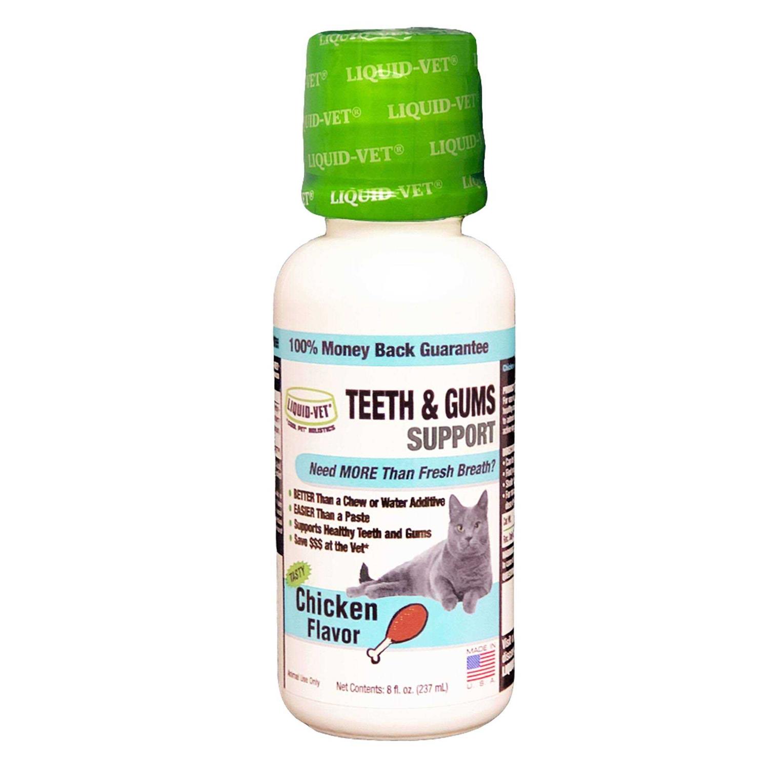 Liquid-Vet Chicken Teeth & Gums Support Cat Formula