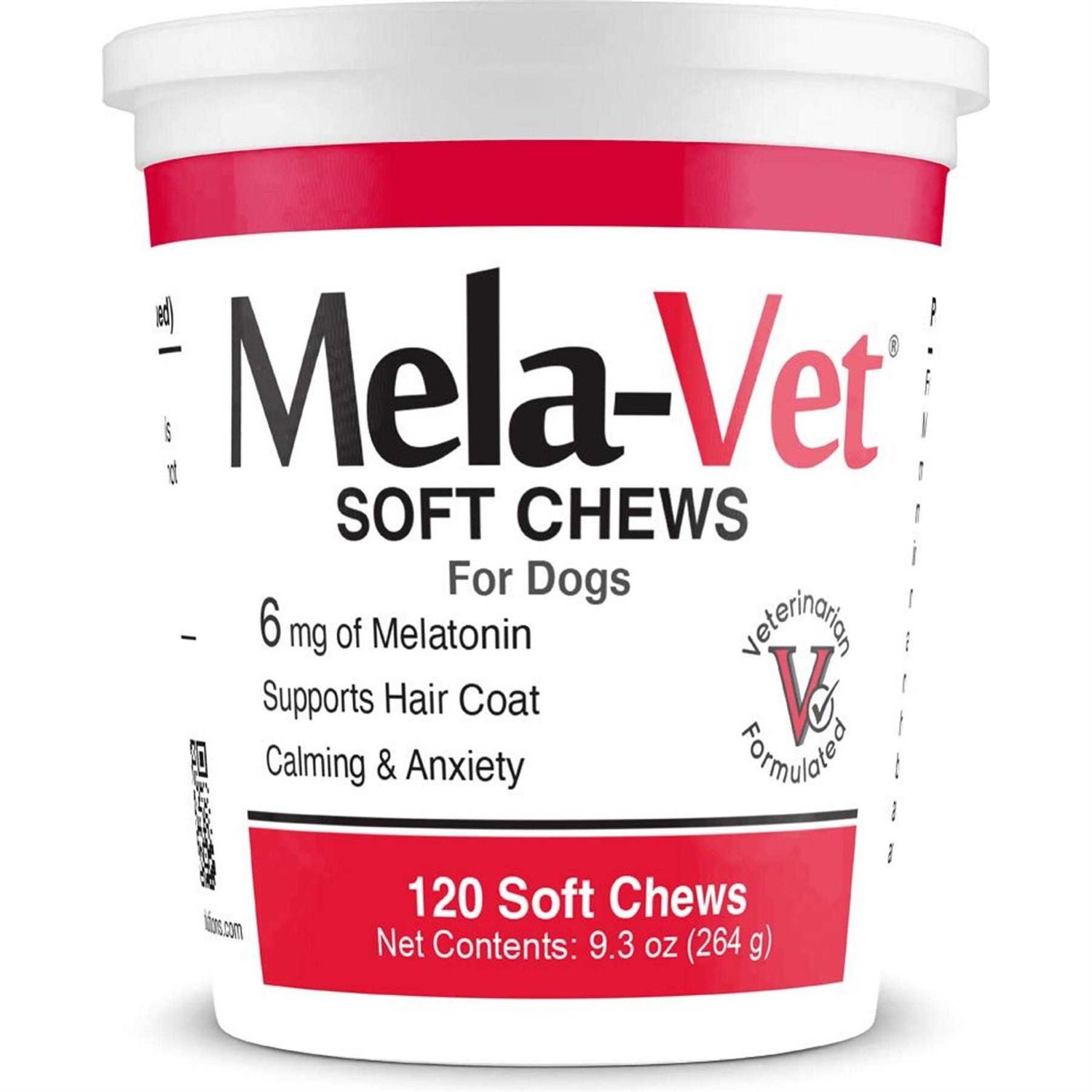 Mela-Vet Melatonin Soft Chews for Dogs & Cats