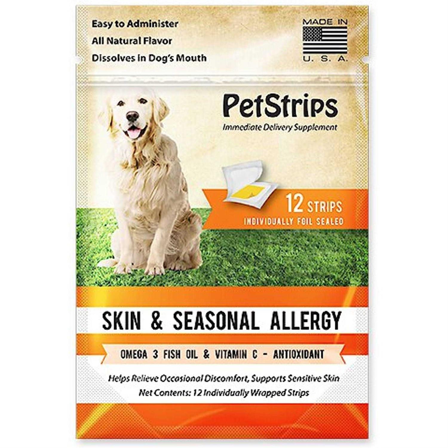 Petstrips Skin & Seasonal Allergy Dog Strips