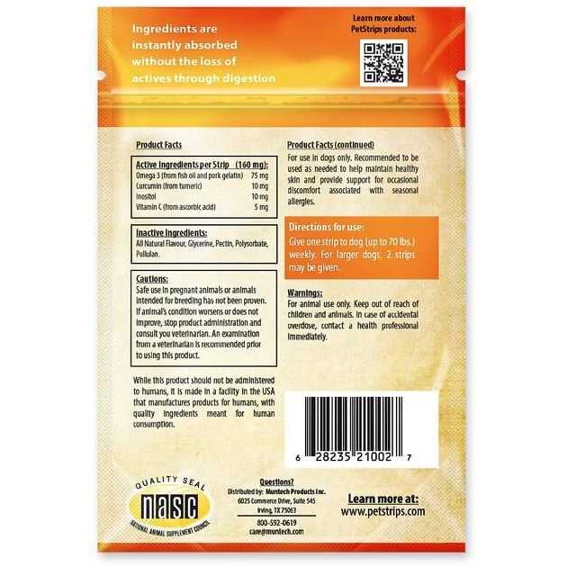 Alternative view of Petstrips Skin & Seasonal Allergy Dog Strips