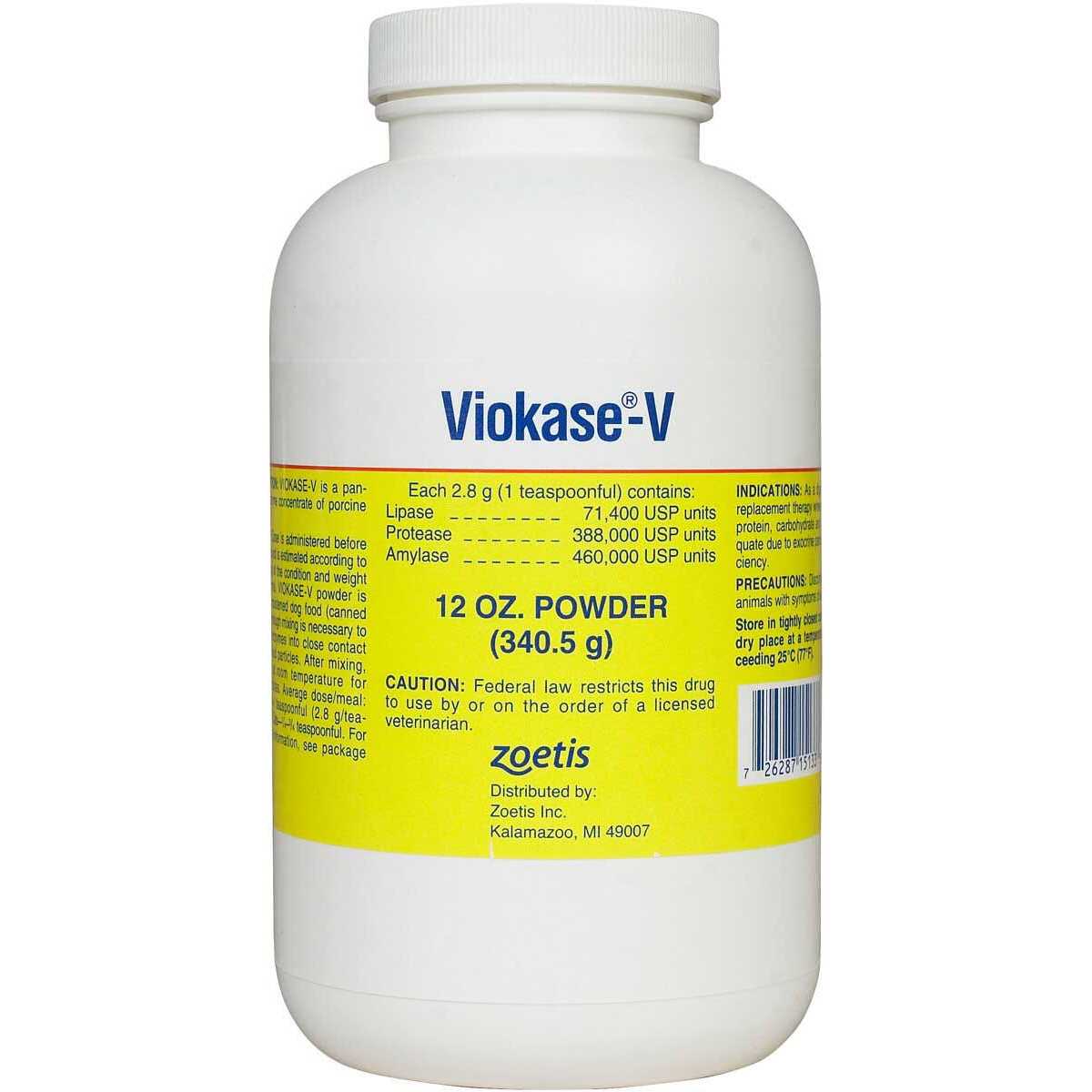 Viokase-V Powder for Dogs & Cats