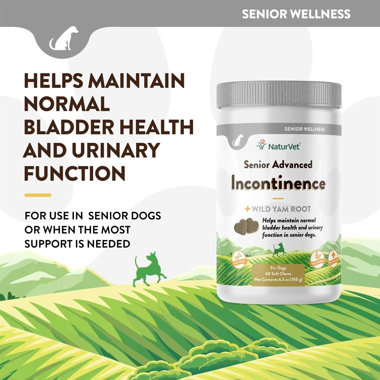 Alternative view of NaturVet Senior Advanced Incontinence Soft Chew