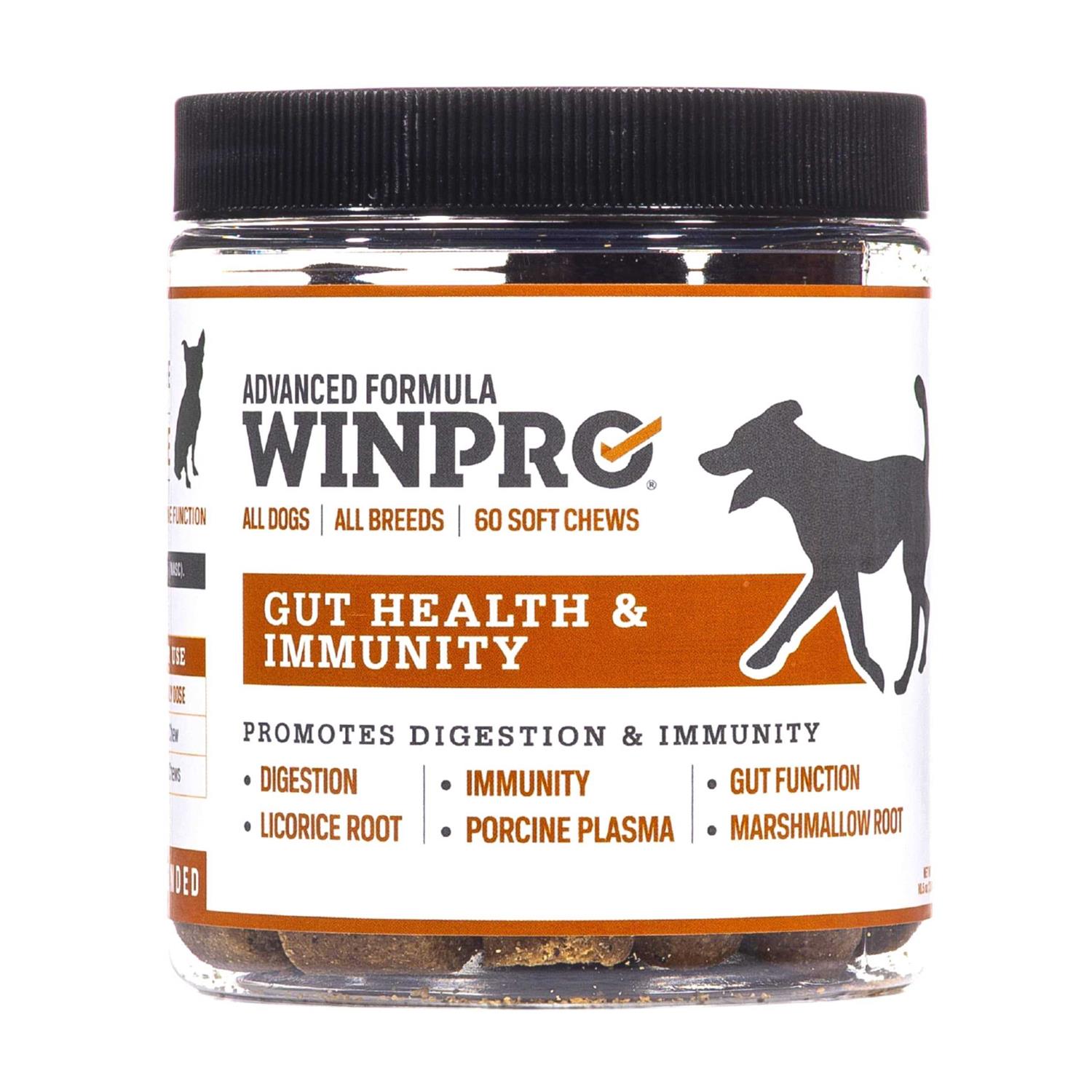 Winpro Pet Free Plasma-Powered Soft Chews, 60 Chews, Natural Blood Protein Supplements for Dogs and
