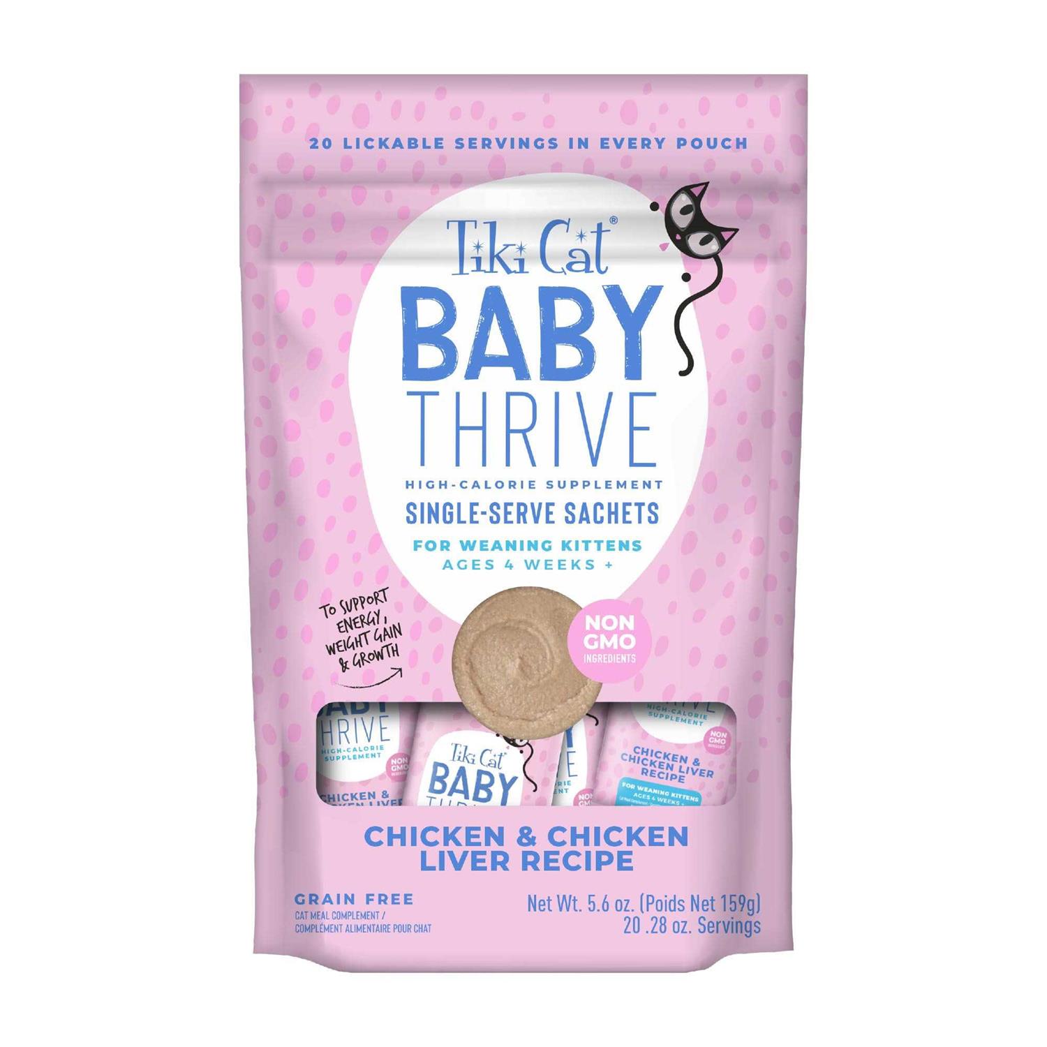 Tiki Cat Baby Thrive Chicken & Chicken Liver Recipe Wet Cat Food