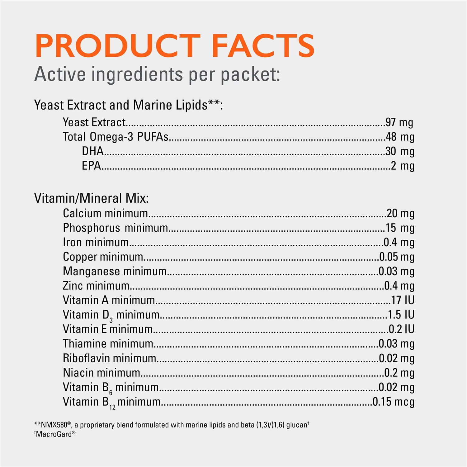 Alternative view of Nutramax Imuquin Immune Health Supplement Powder for Cats