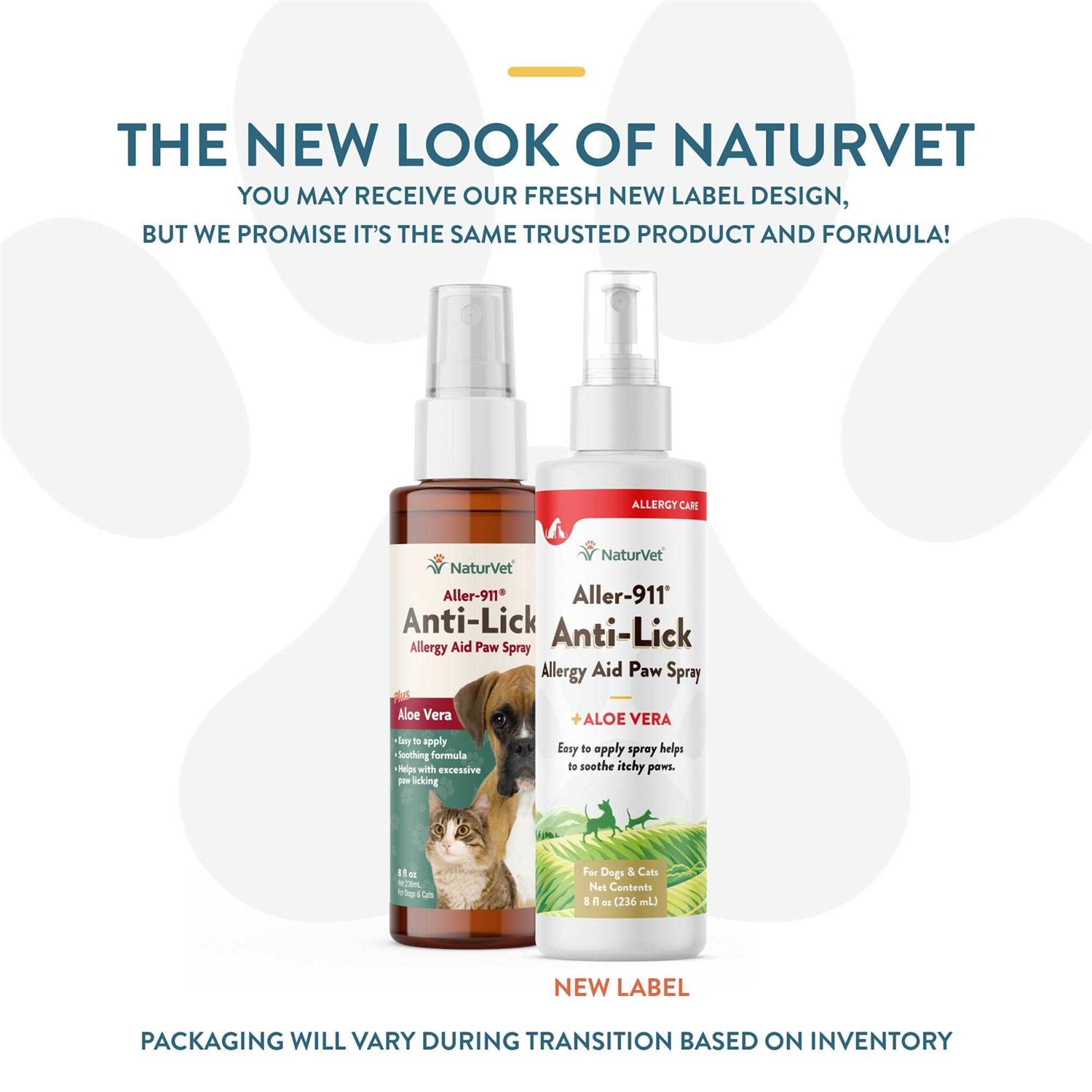 Alternative view of NaturVet Aller-911 Anti-Lick Paw Spray for Dogs & Cats