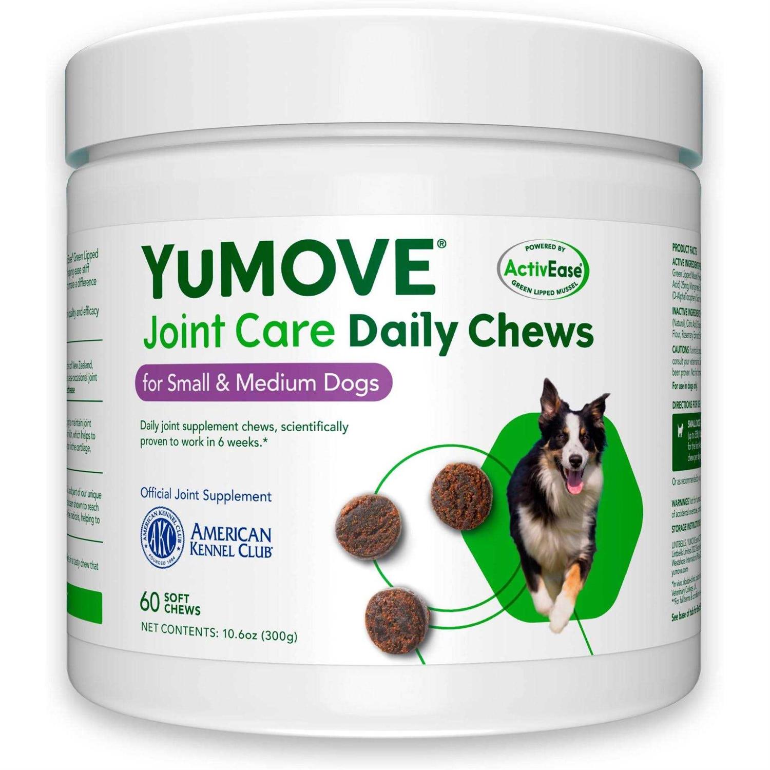 YuMOVE Joint Care Small & Medium Breed Soft Chew Dog Supplement