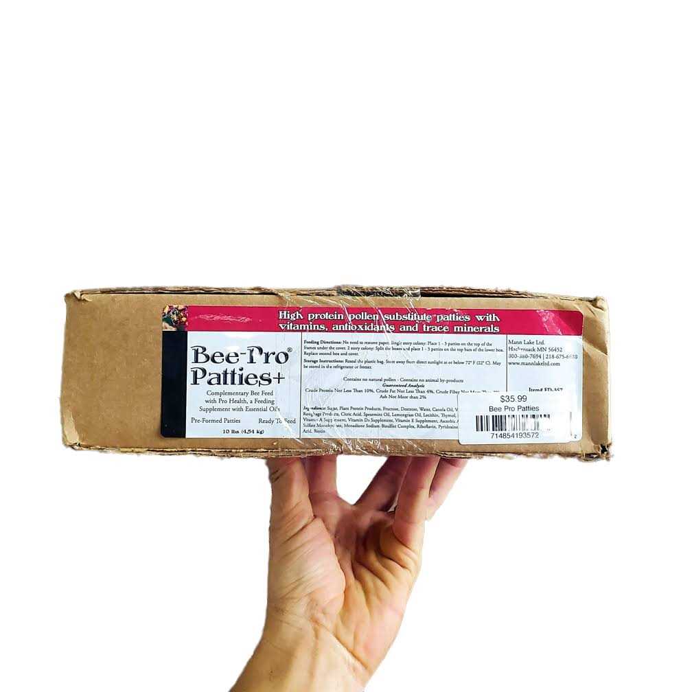 Mann Lake FD357 Bee Pro Patties with Pro Health