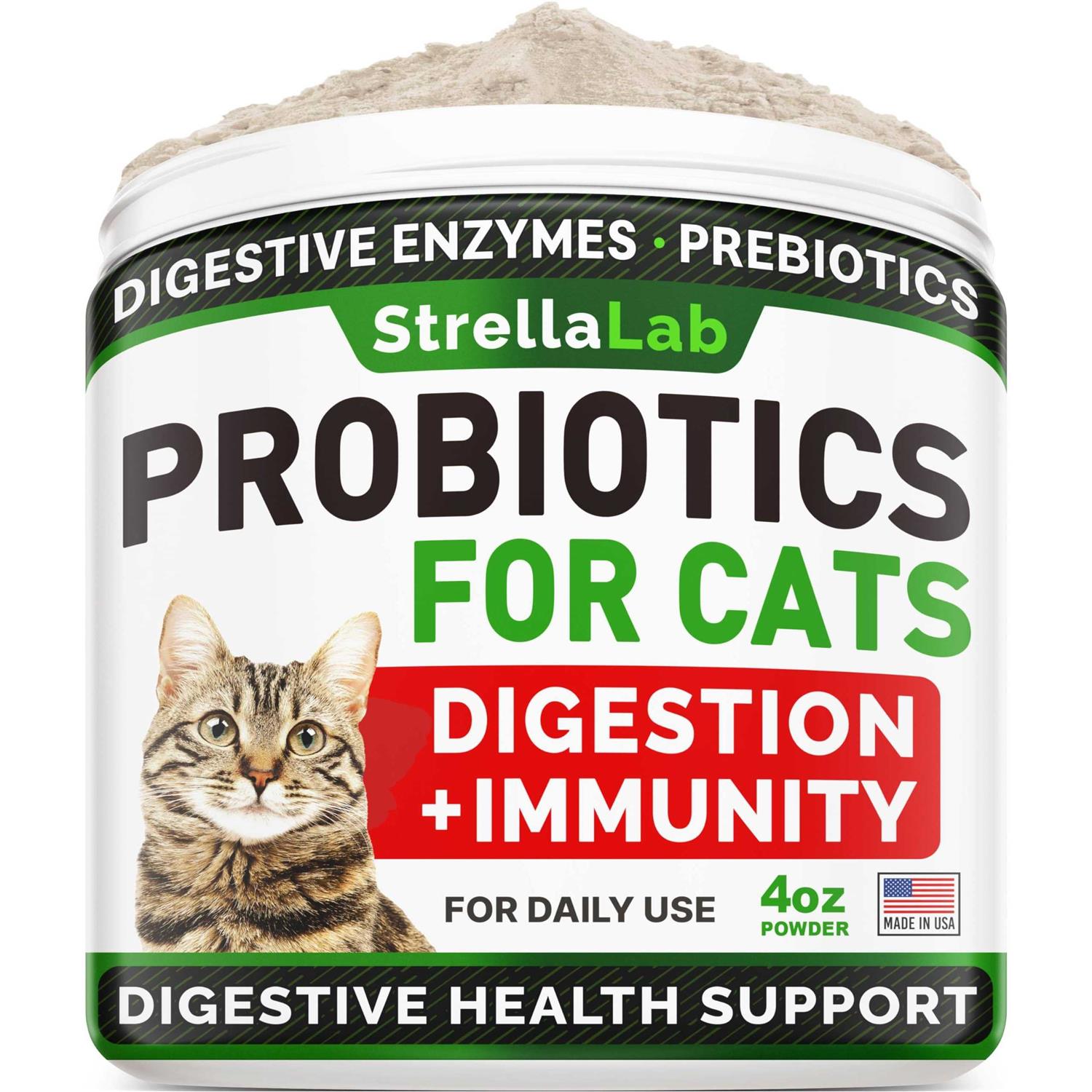 StrellaLab Probiotics Powder for Cats and Dogs