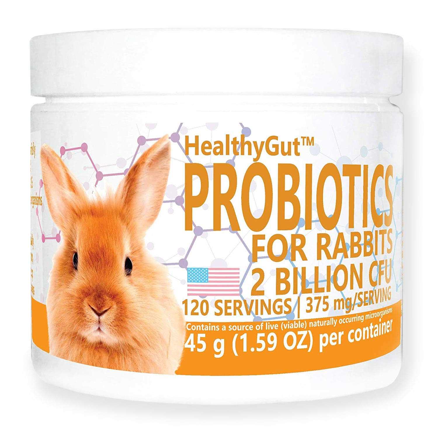 Equa Holistics HealthyGut Probiotics Rabbit Supplement
