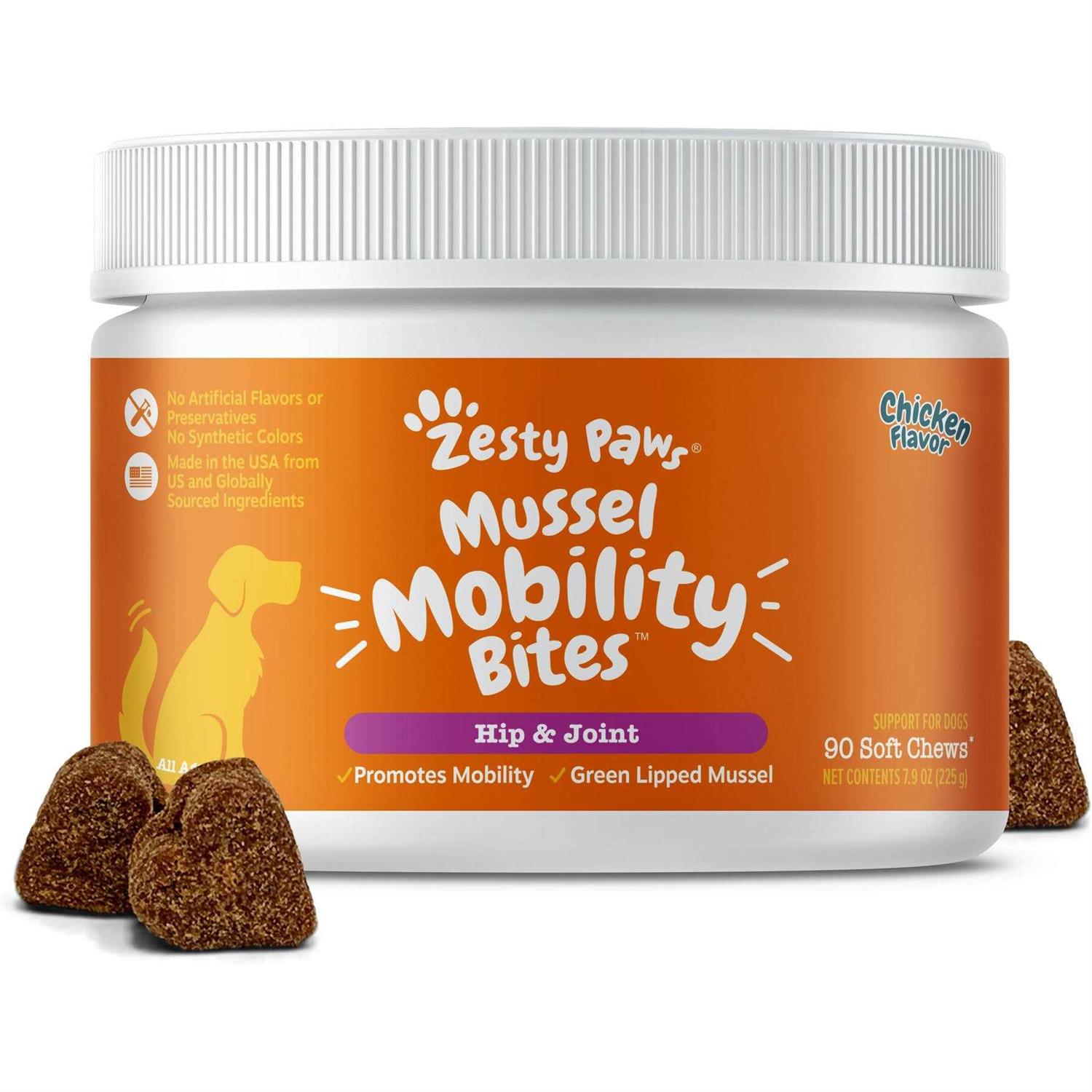 Alternative view of Zesty Paws New Zealand Green-Lipped Mussel Bites Hip & Joint Supplement for Dogs