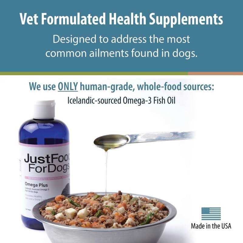 Alternative view of JustFoodForDogs Omega Plus Fish Oil Supplement for Dogs