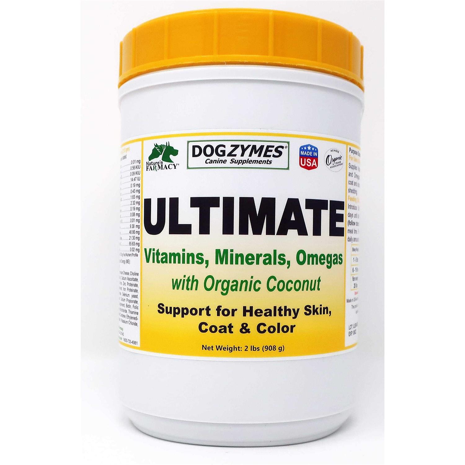 Dogzymes Ultimate for Best Skin/Coat with Organic Coconut