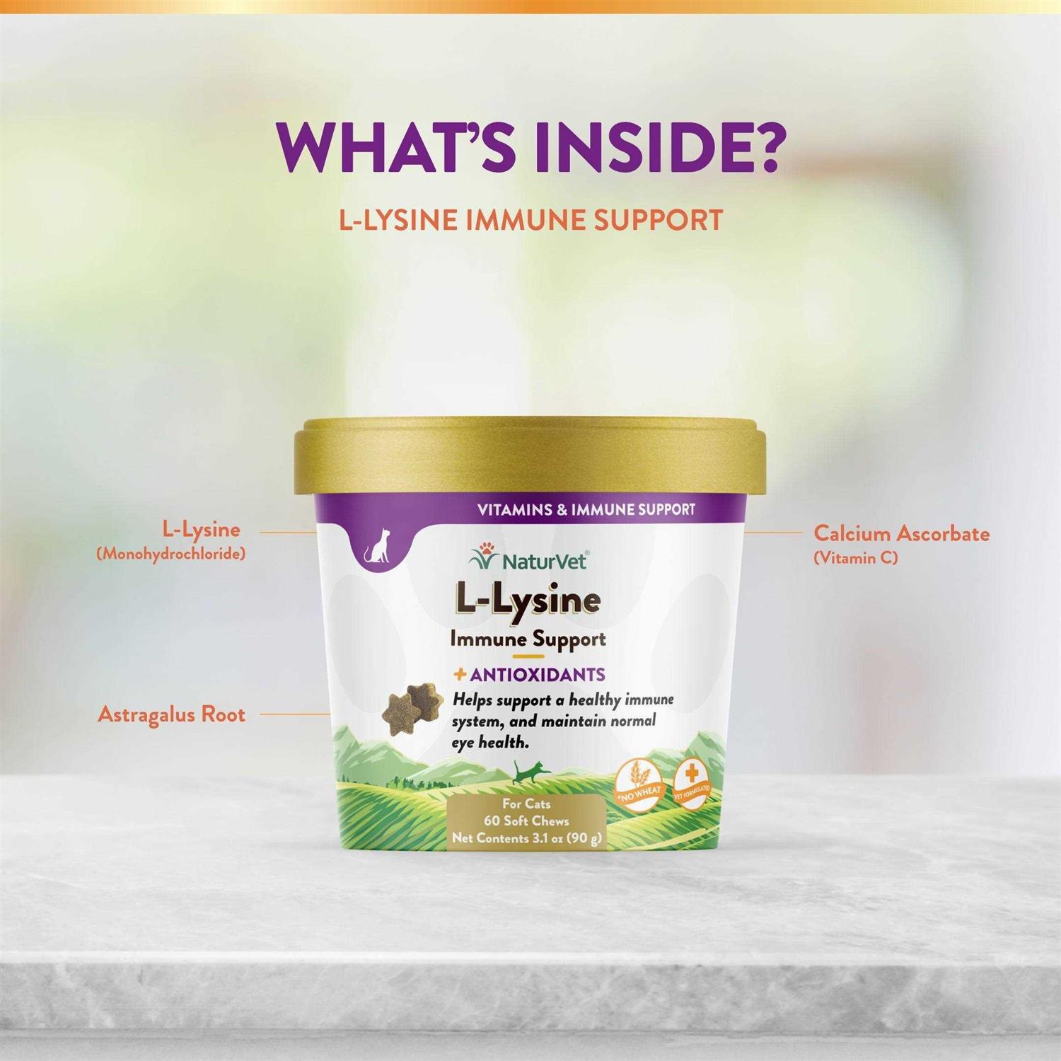 Alternative view of NaturVet L-Lysine Immune Support Plus Antioxidants