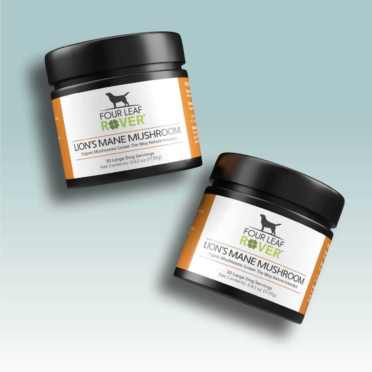 Alternative view of Four Leaf Rover Lion's Mane Organic Mushroom Extract for Dogs