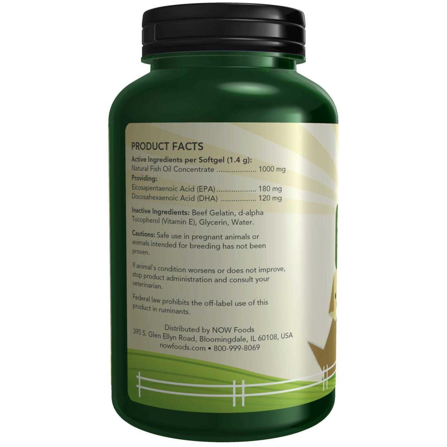 Alternative view of NOW Pets Omega-3 Support for Dogs/Cats