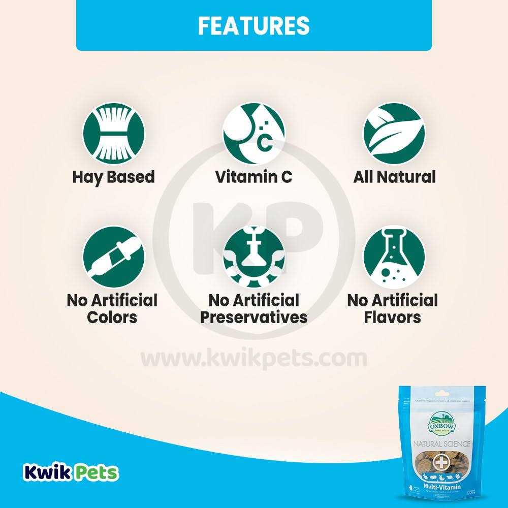 Alternative view of Oxbow Natural Science Multi-Vitamin Small Animal Supplement
