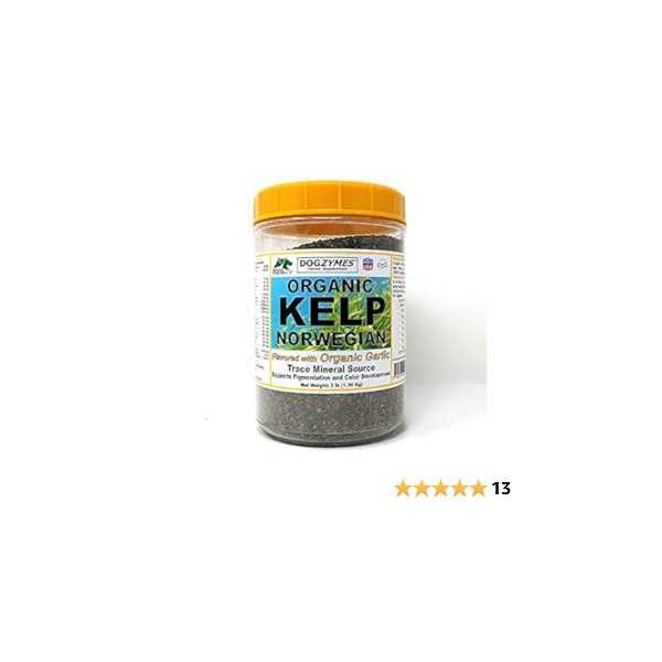 Alternative view of Dogzymes Organic Norwegian Kelp with Organic Garlic