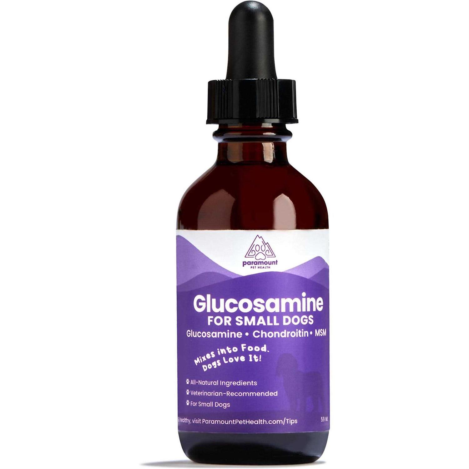 Paramount Pet Health All Natural Glucosamine for Dogs 260mg Glucosamine for Small Dogs