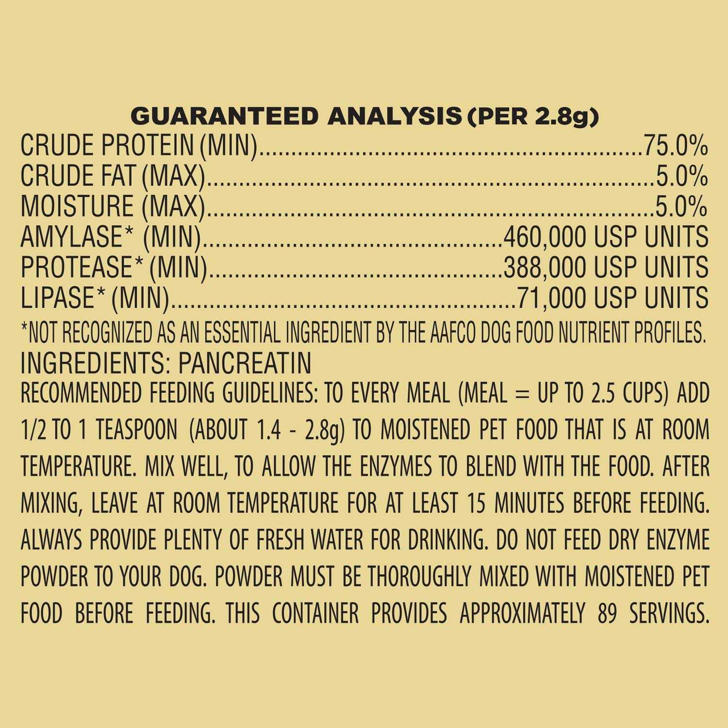 Alternative view of Pan-tenex 10x Digestive Enzymes for Dogs