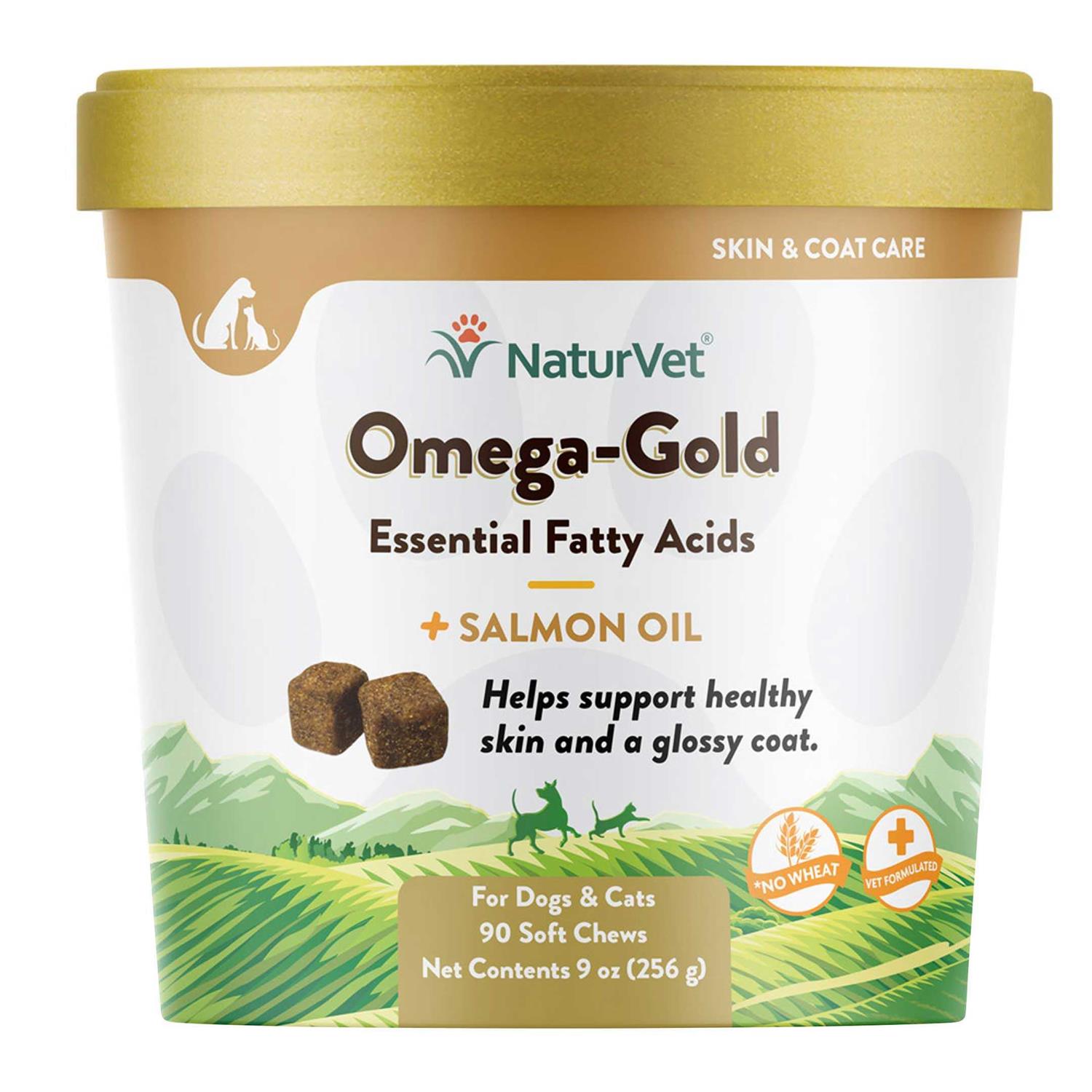 NaturVet Omega Gold Plus Salmon Oil Soft Chews