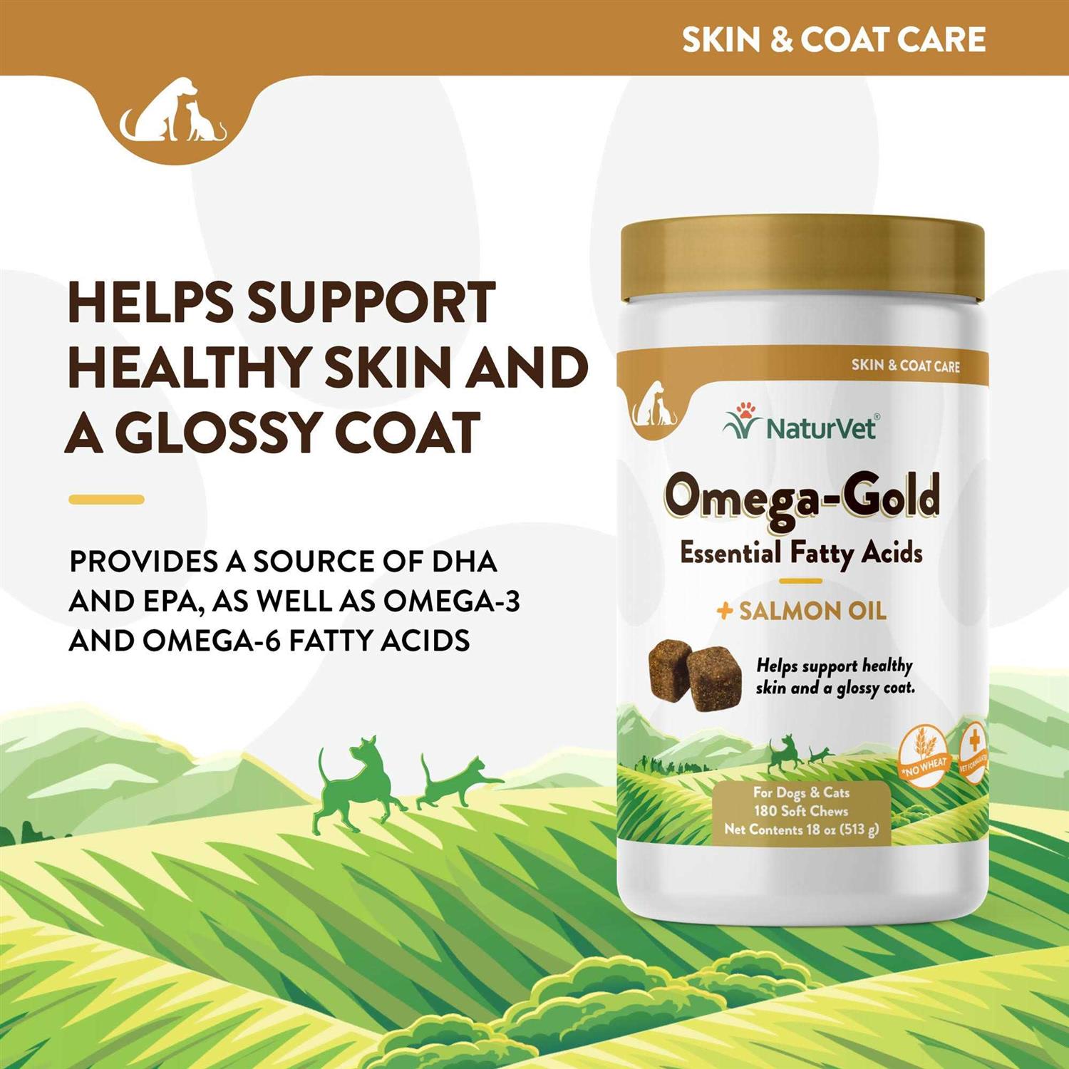 Alternative view of NaturVet Omega Gold Plus Salmon Oil Soft Chews
