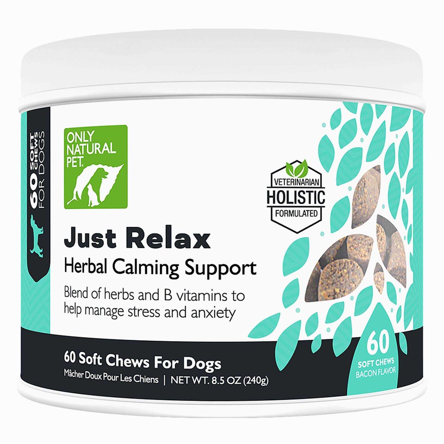 Only Natural Pet Just Relax Herbal Calming Soft Chews