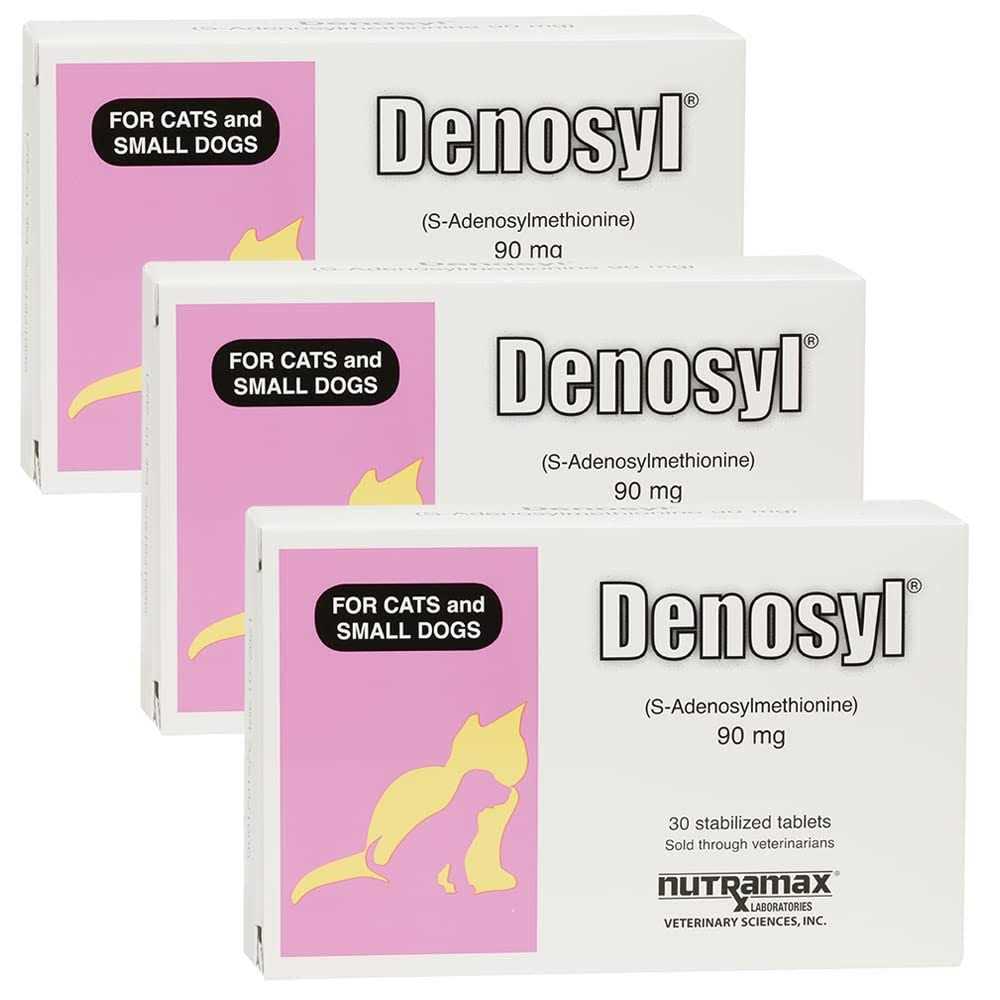 Nutramax Denosyl Liver and Brain Health Supplement for Small Dogs & Cats