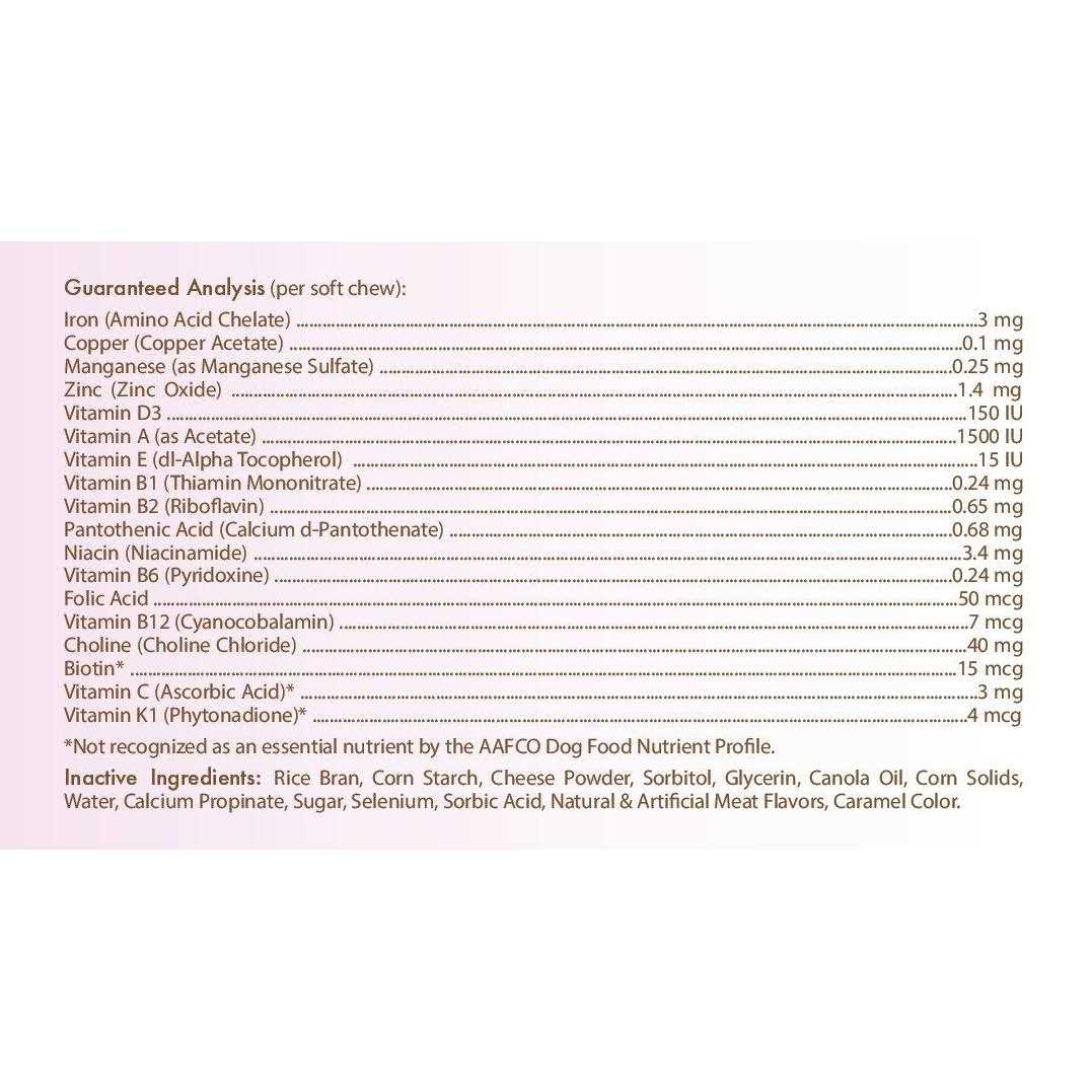 Alternative view of Healthy Breeds Multi-Vitamin Soft Chew Dog Supplement