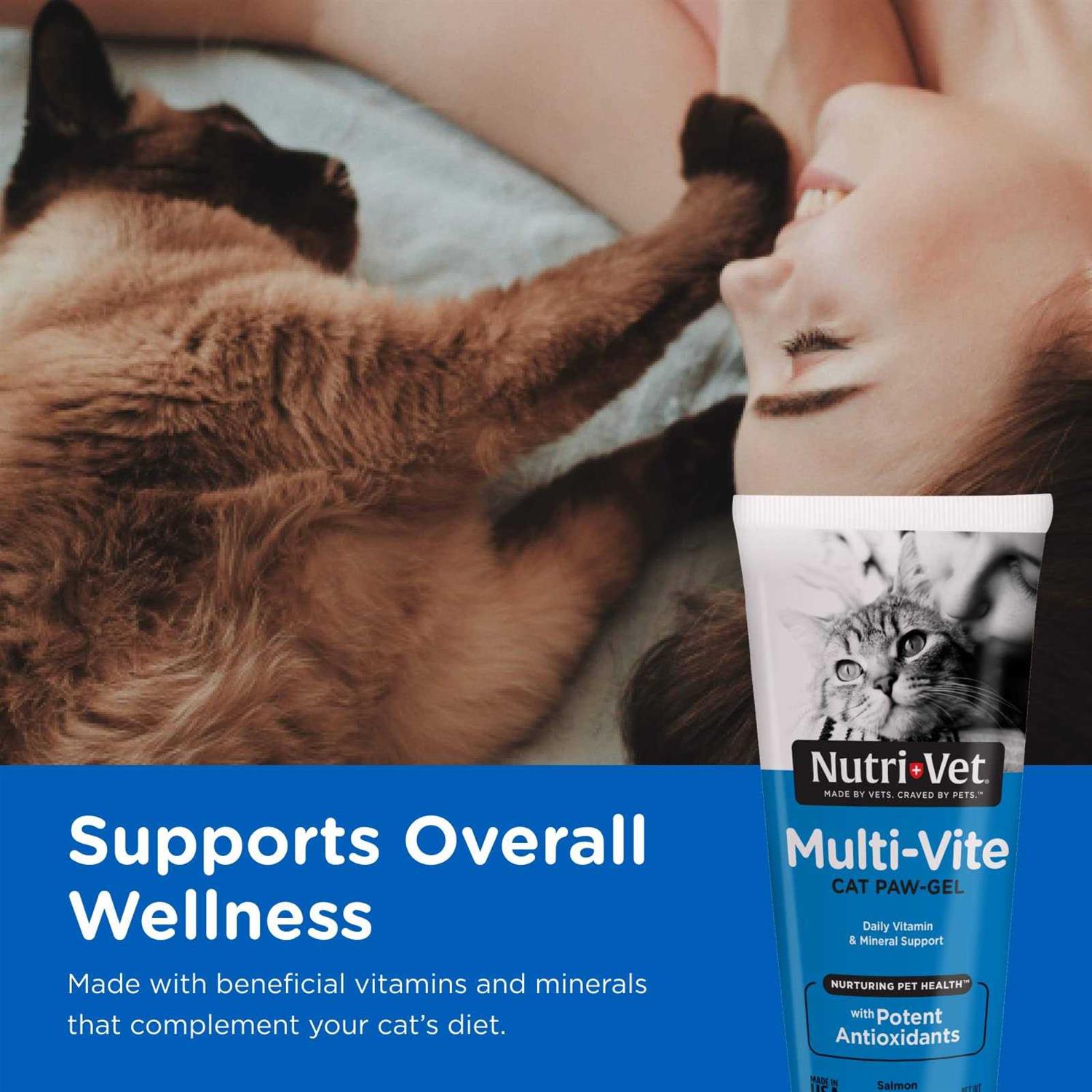 Alternative view of Nutri-Vet Multi-Vite Paw-Gel for Cats