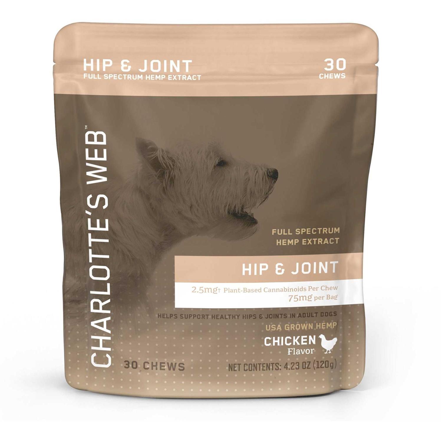 Charlotte's Web Hip and Joint Chews for Dogs