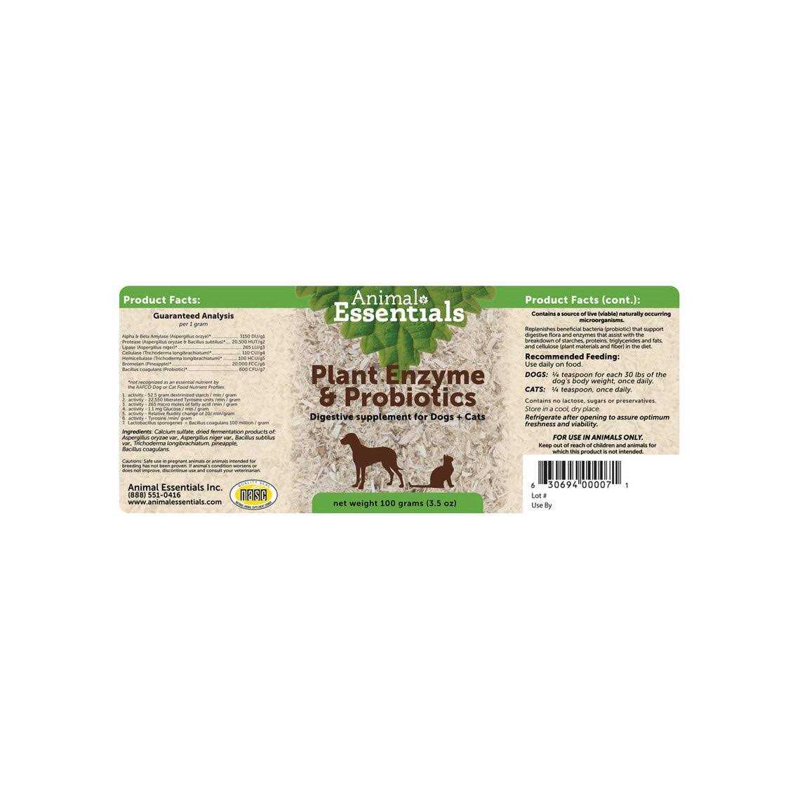 Alternative view of Animal Essentials Plant Enzyme & Probiotics