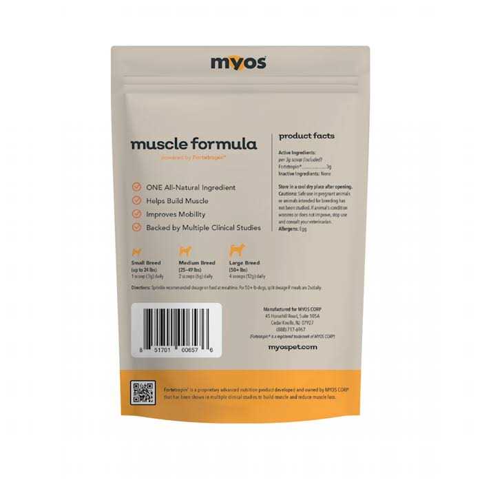 Alternative view of Myos Feline Muscle Formula
