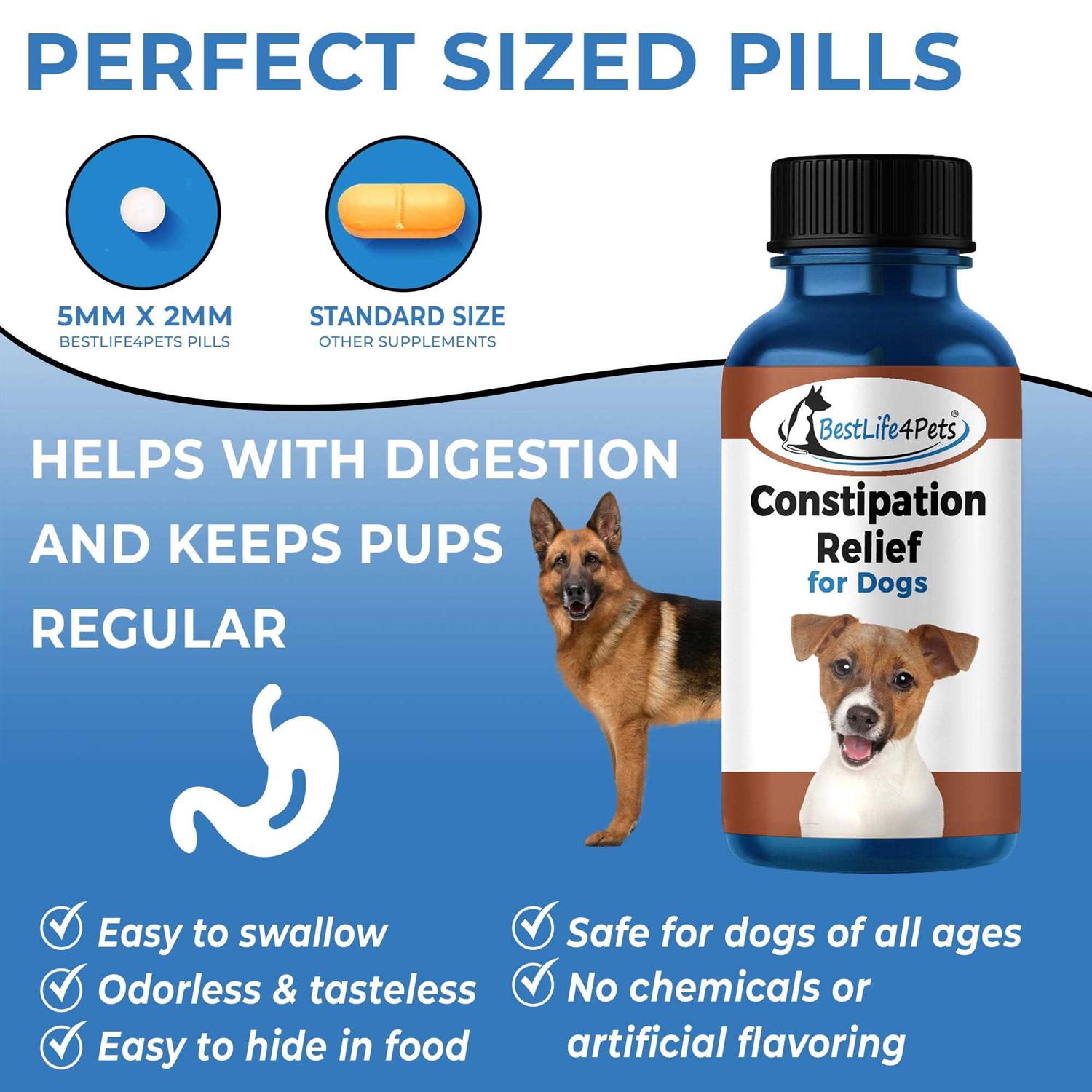 Alternative view of Natural Dog Laxative & Constipation Treatment // Bestlife4pets