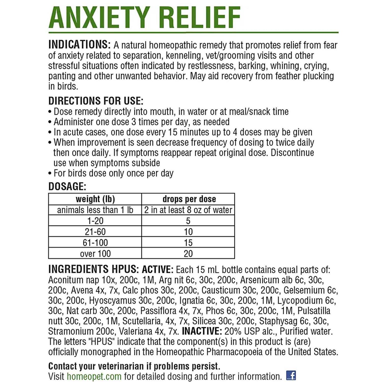 Alternative view of HomeoPet Anxiety Relief