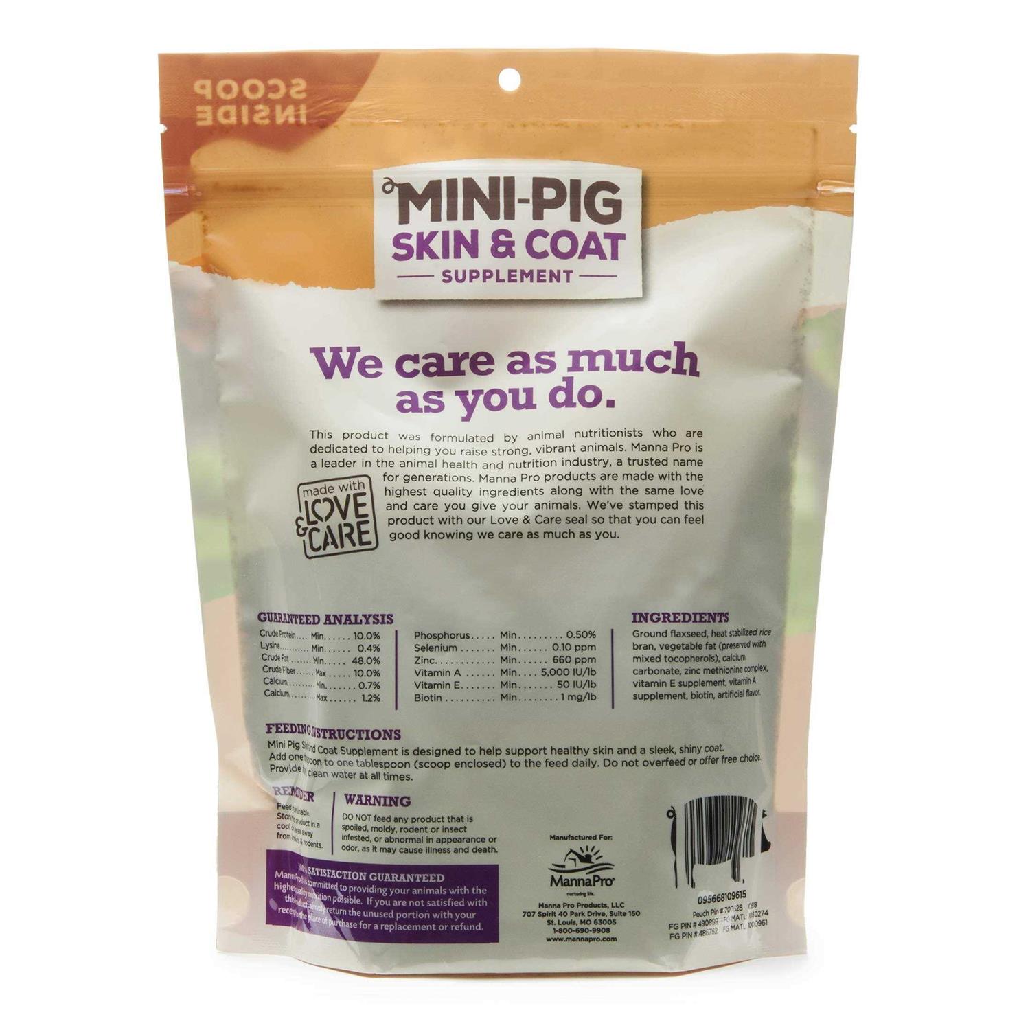 Alternative view of Manna Pro Mini Pig Skin & Coat Supplement